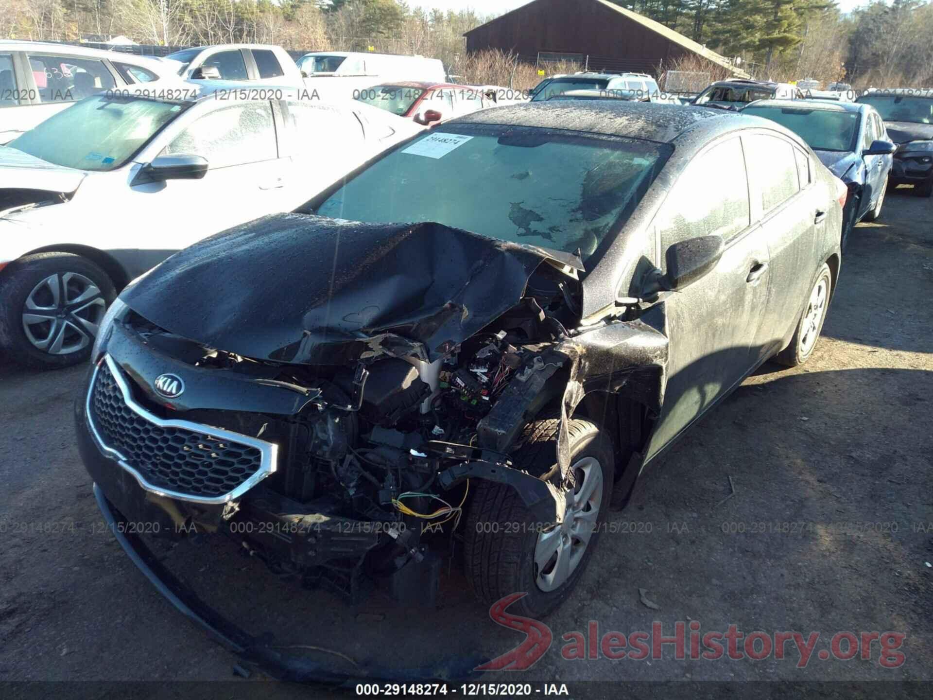 KNAFK4A67G5540101 2016 KIA FORTE