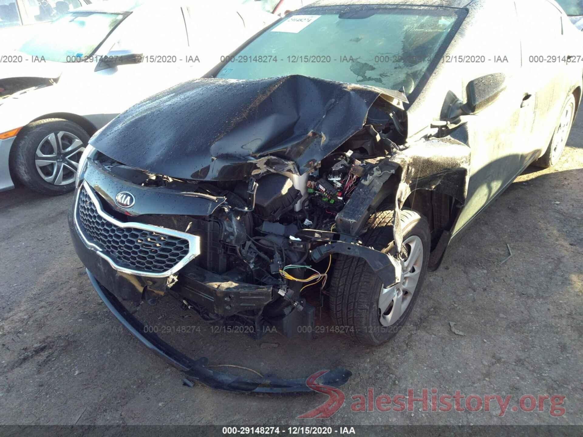 KNAFK4A67G5540101 2016 KIA FORTE