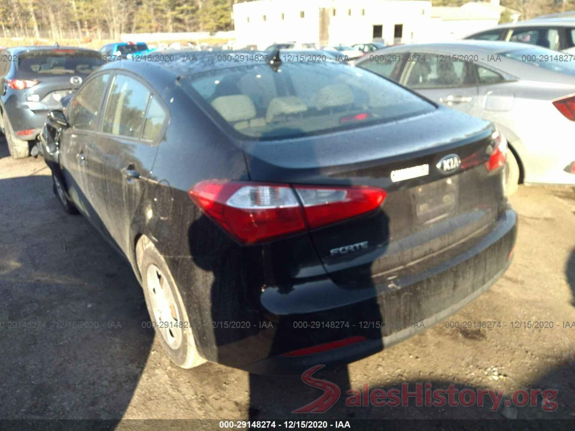 KNAFK4A67G5540101 2016 KIA FORTE