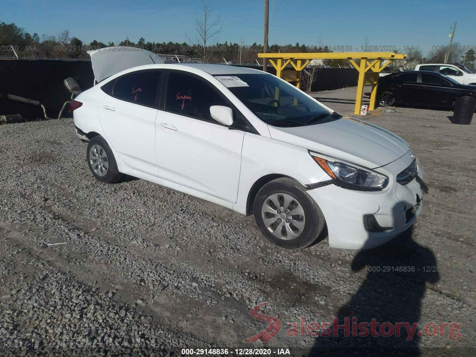 KMHCT4AE2GU161762 2016 HYUNDAI ACCENT