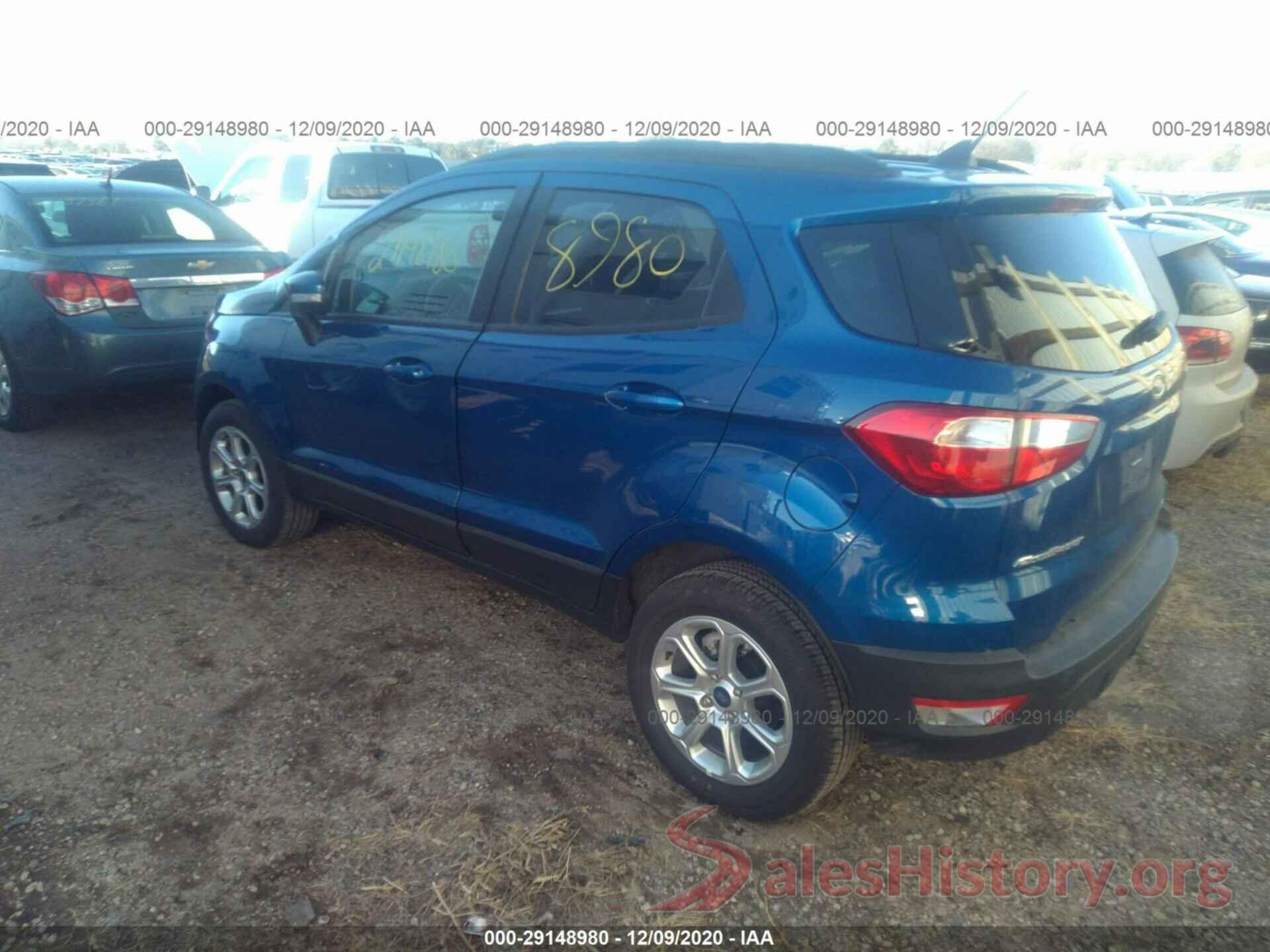 MAJ3S2GE4KC266679 2019 FORD ECOSPORT