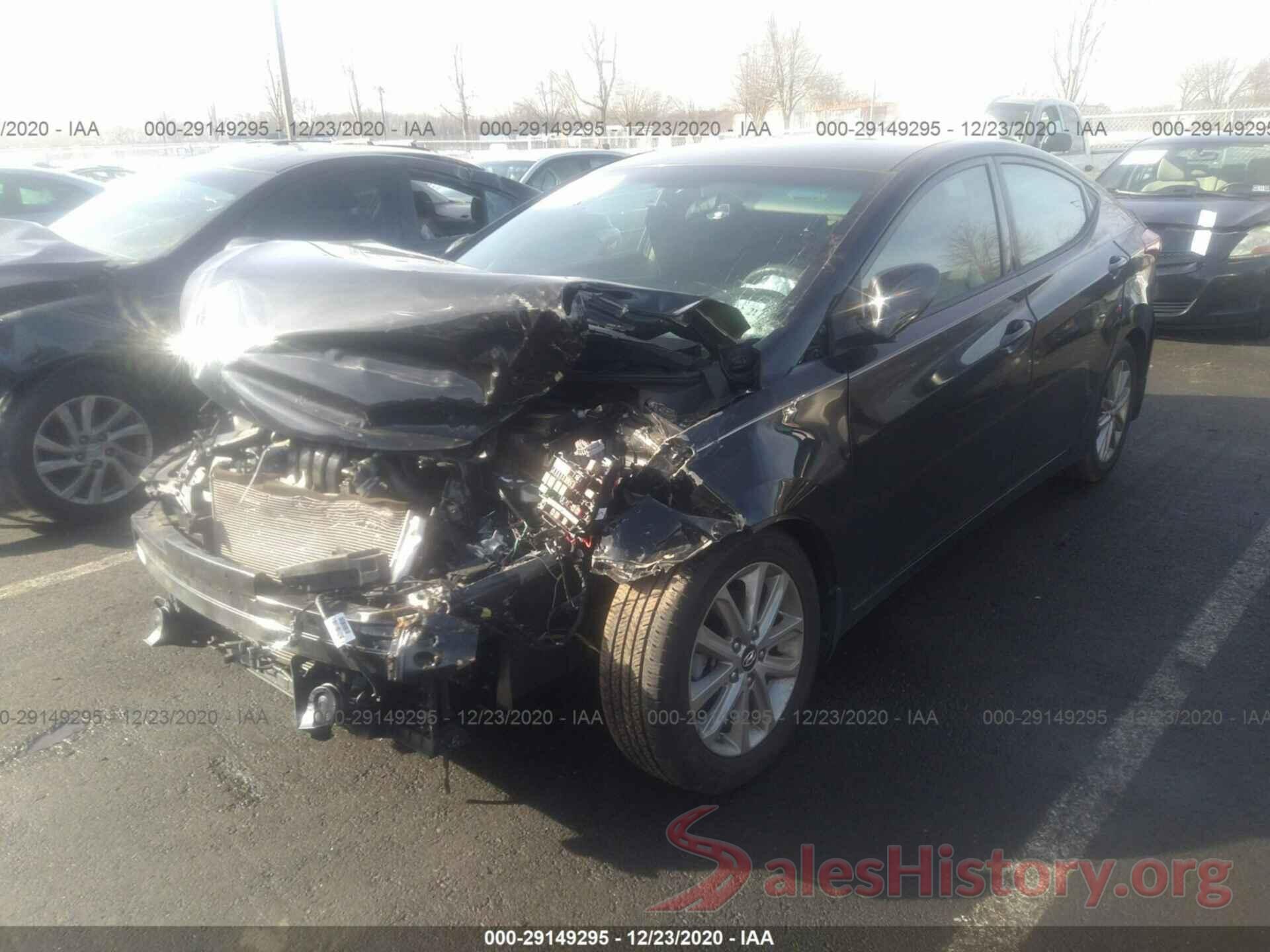 5NPDH4AE1GH759443 2016 HYUNDAI ELANTRA