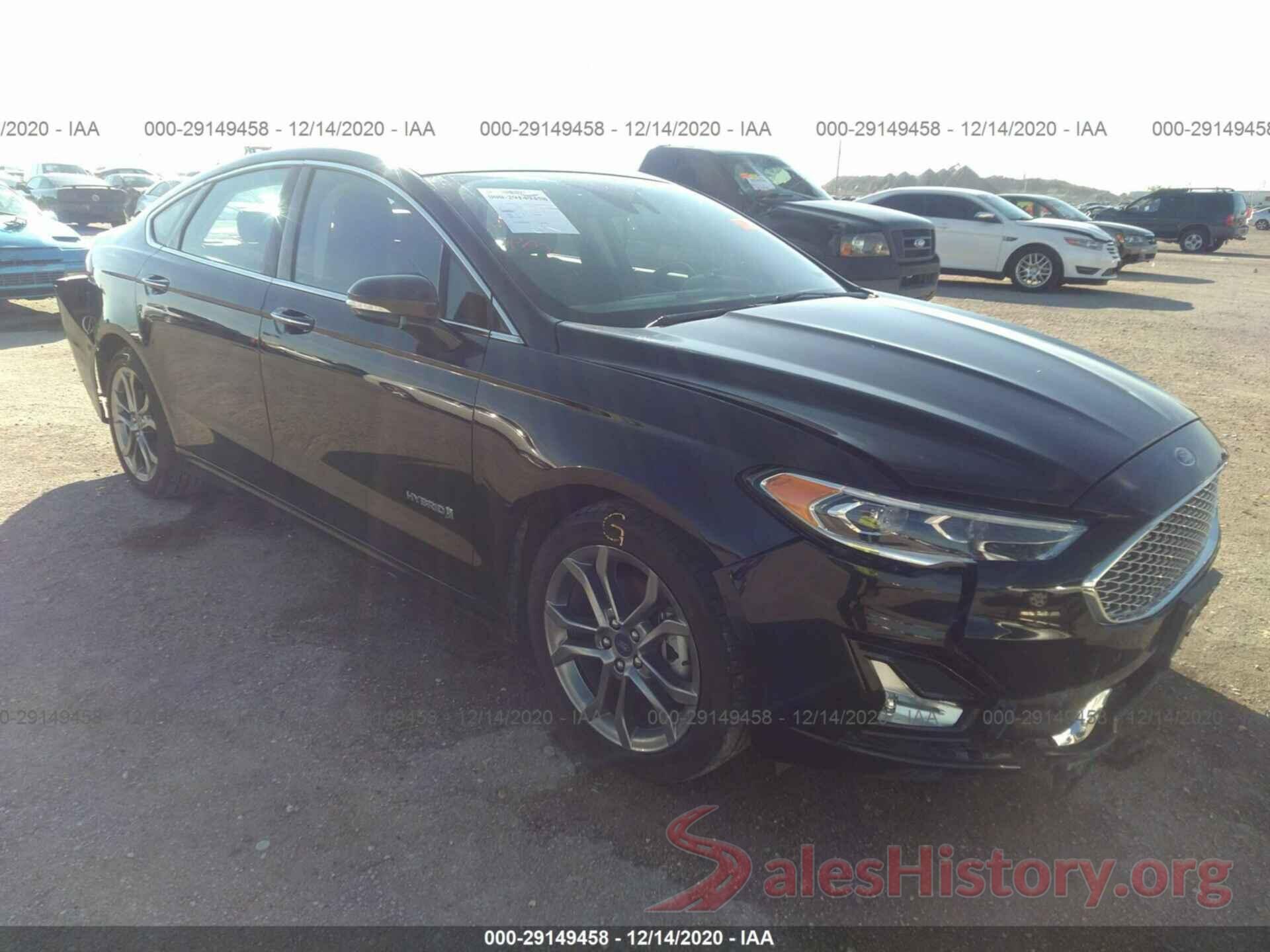 3FA6P0RU6KR273013 2019 FORD FUSION HYBRID