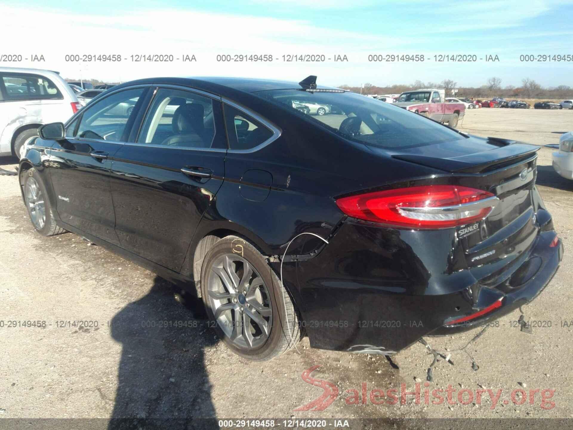 3FA6P0RU6KR273013 2019 FORD FUSION HYBRID