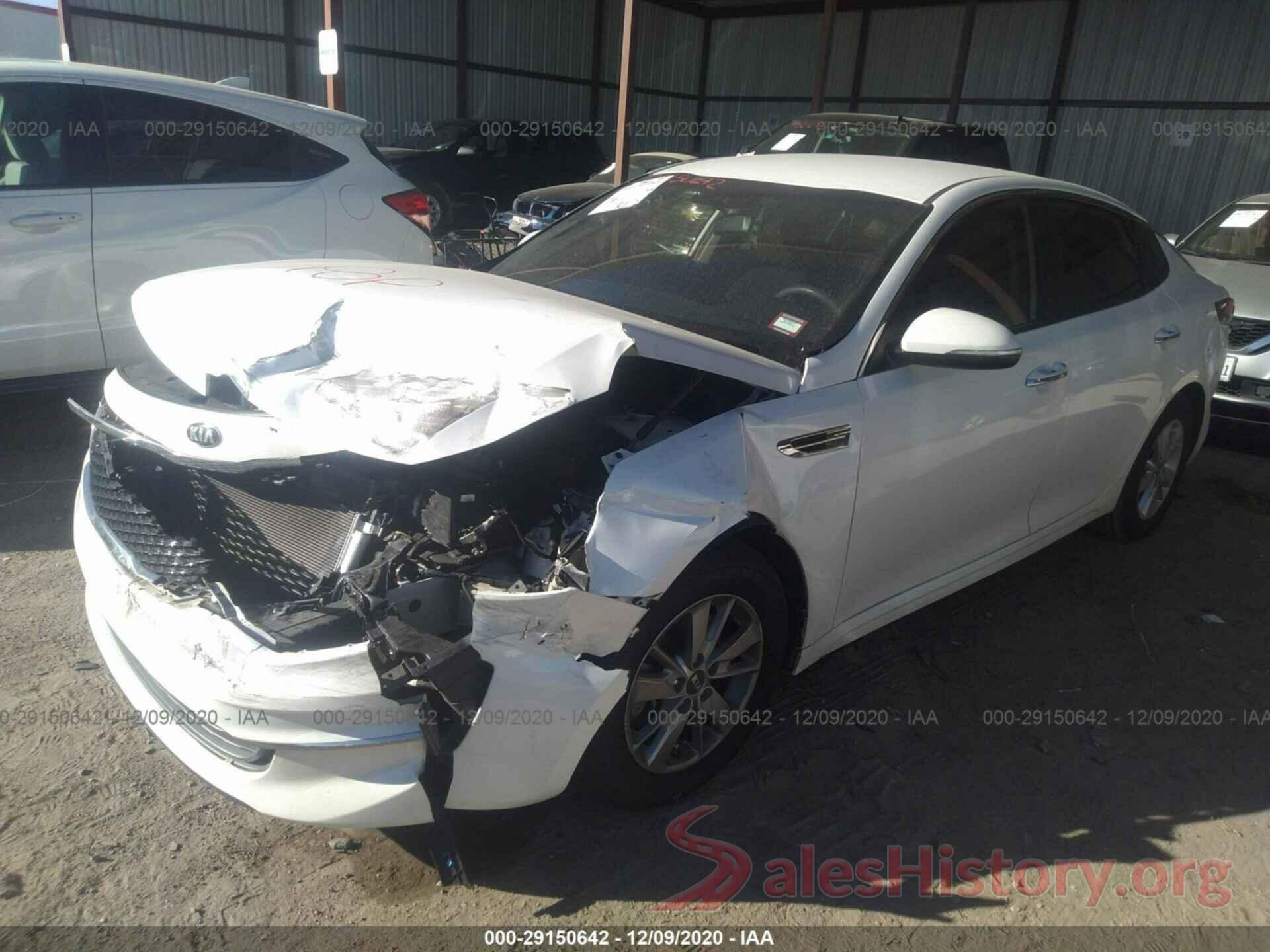 KNAGT4L39G5078029 2016 KIA OPTIMA