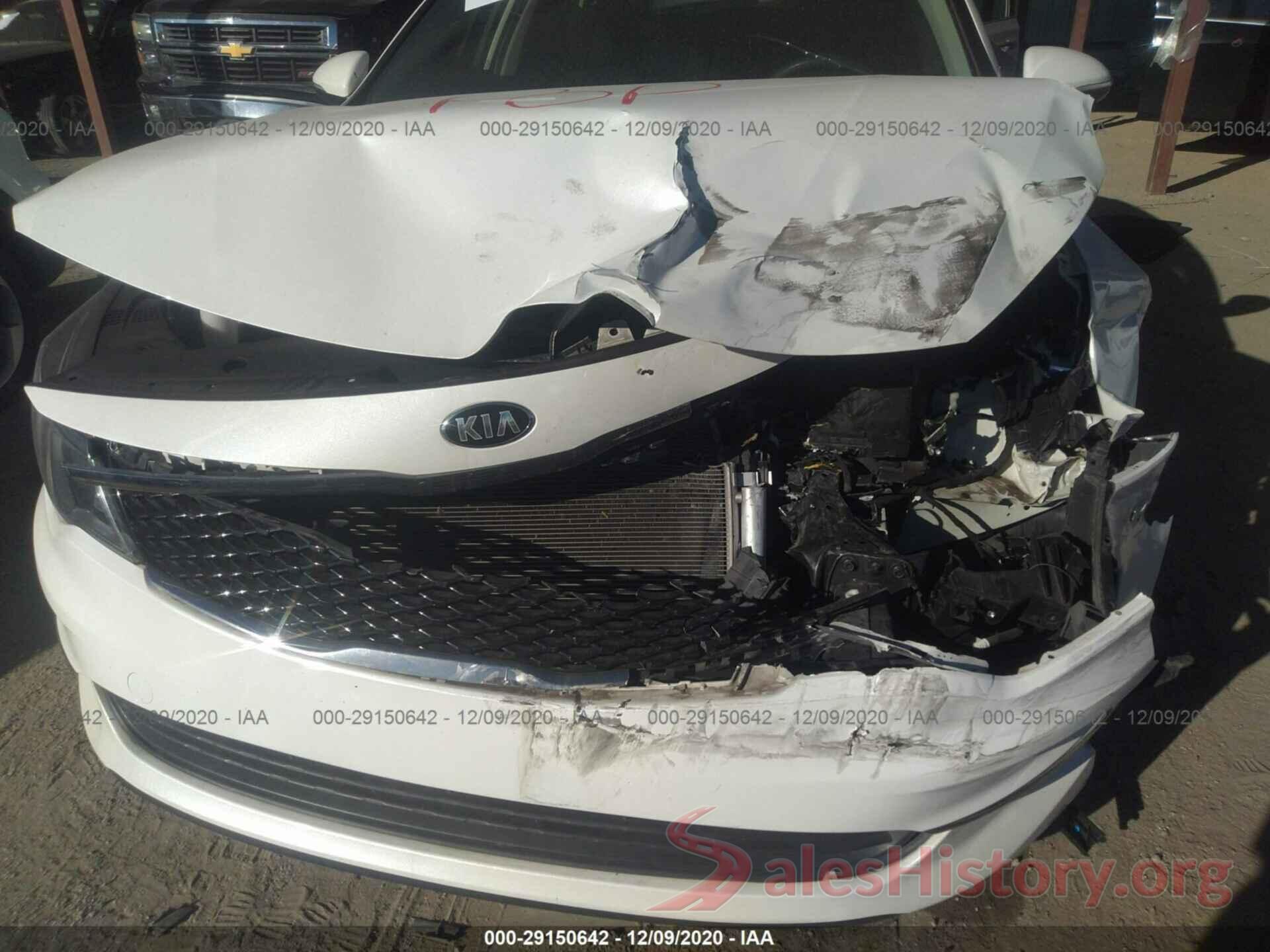 KNAGT4L39G5078029 2016 KIA OPTIMA