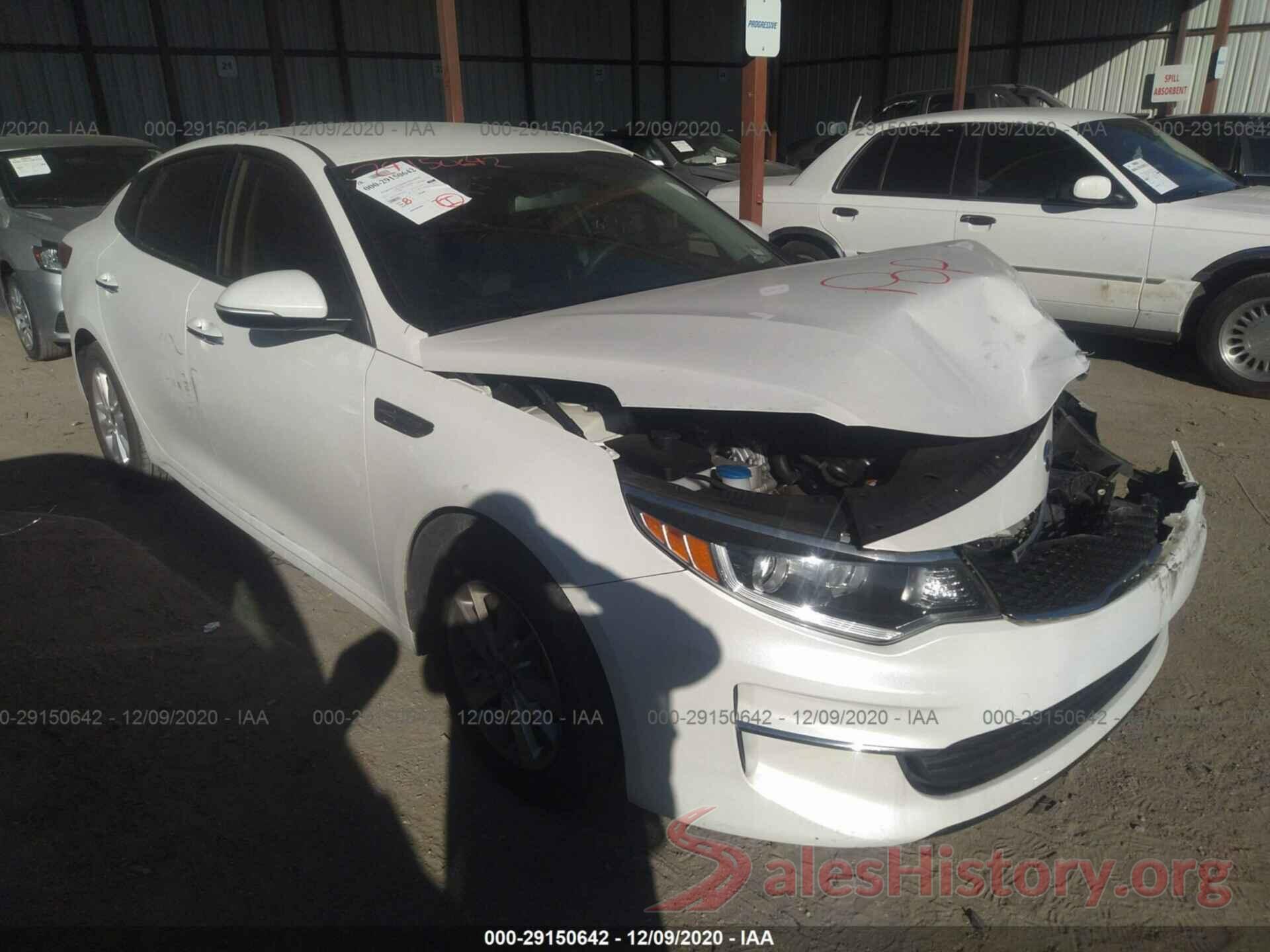 KNAGT4L39G5078029 2016 KIA OPTIMA