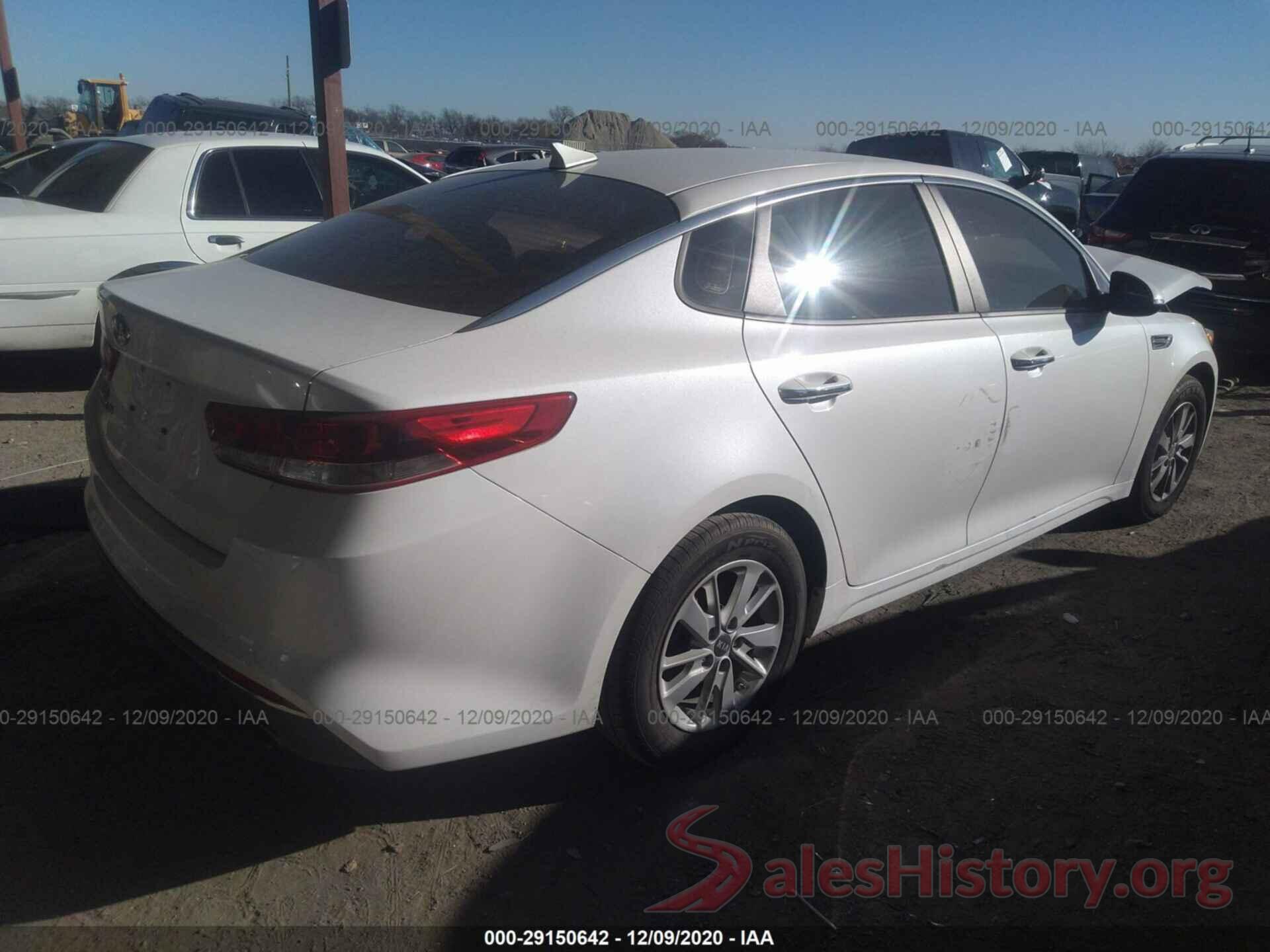 KNAGT4L39G5078029 2016 KIA OPTIMA