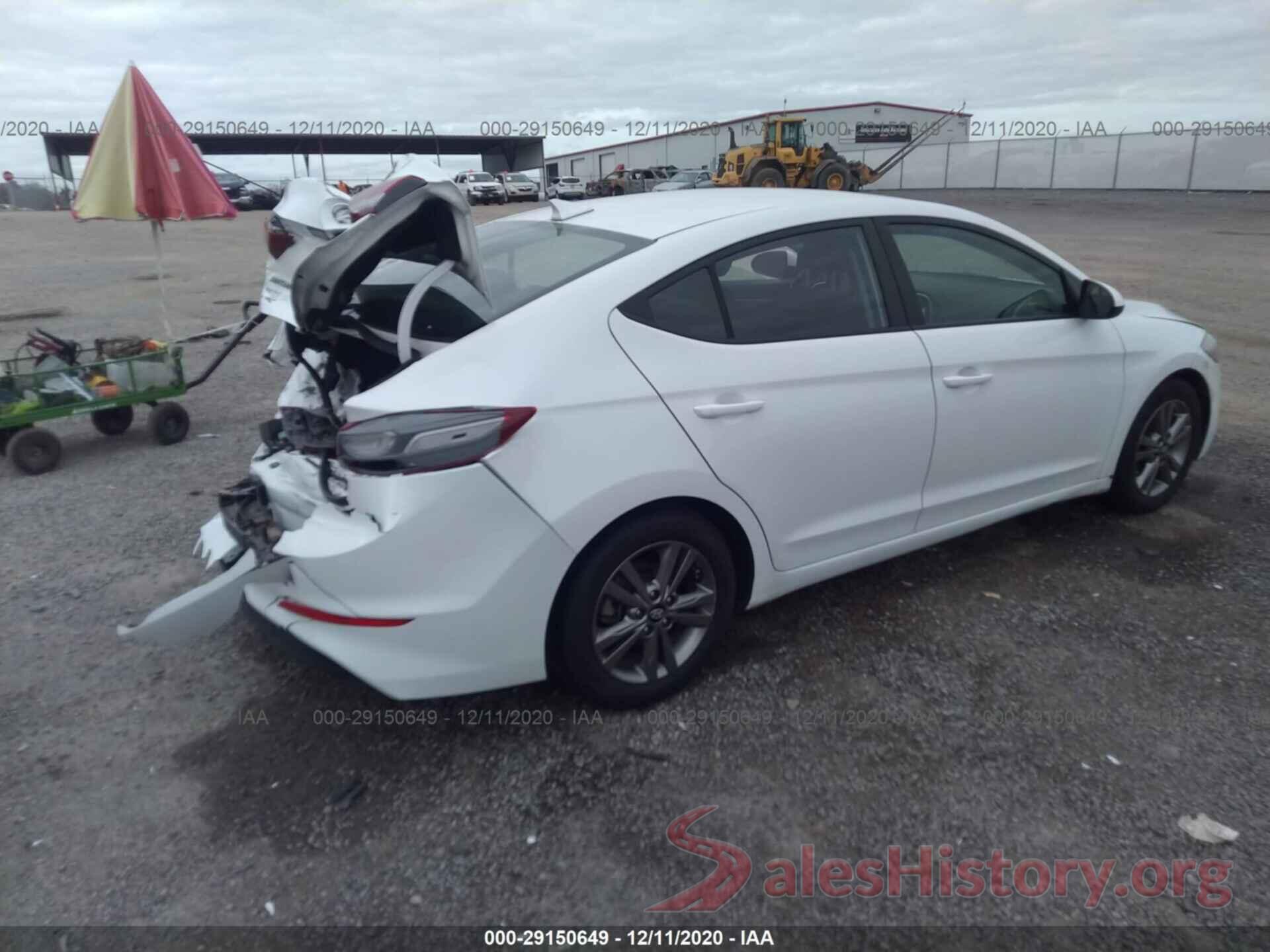 5NPD84LF1JH230491 2018 HYUNDAI ELANTRA