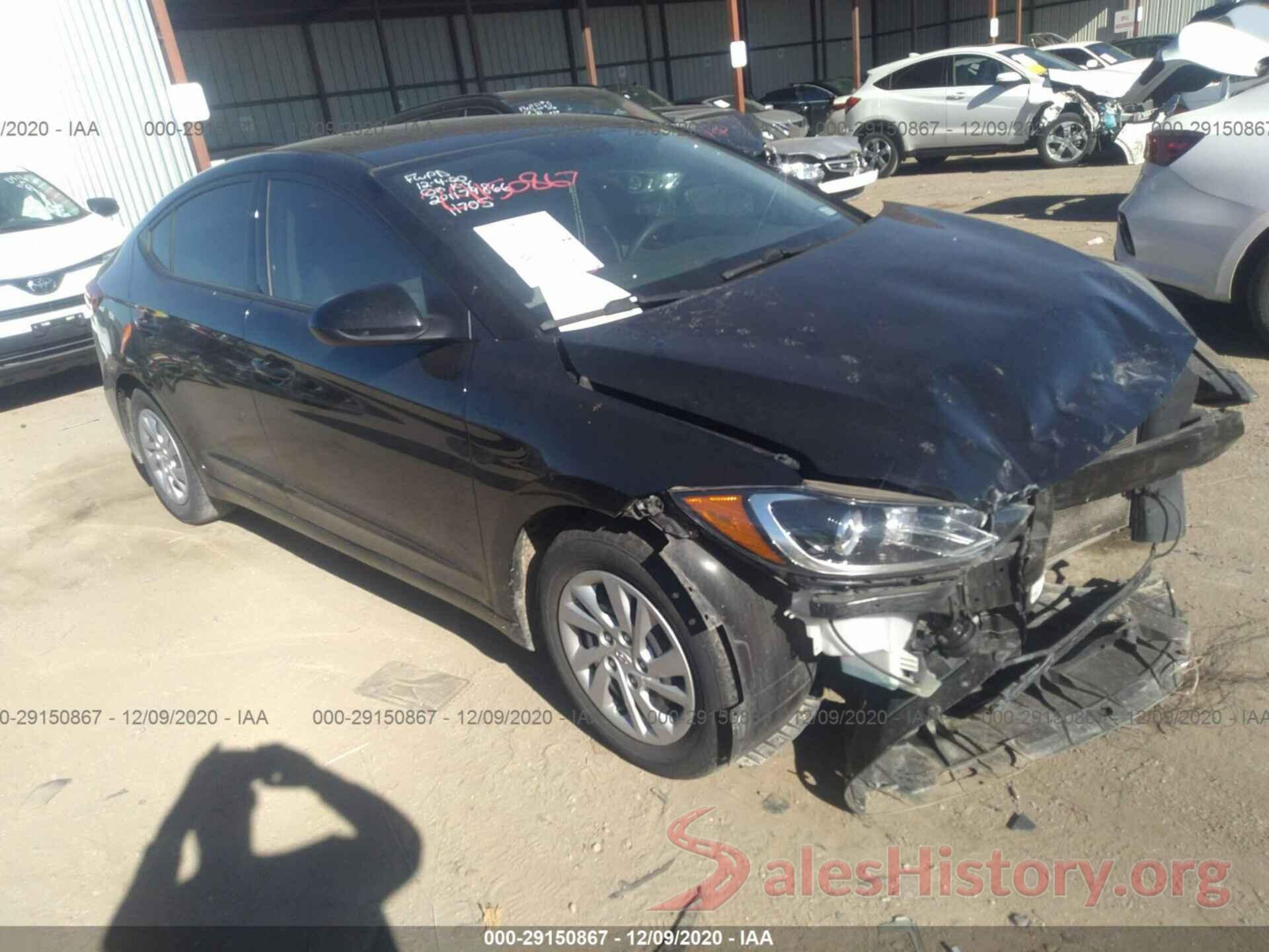 5NPD74LF2JH310658 2018 HYUNDAI ELANTRA