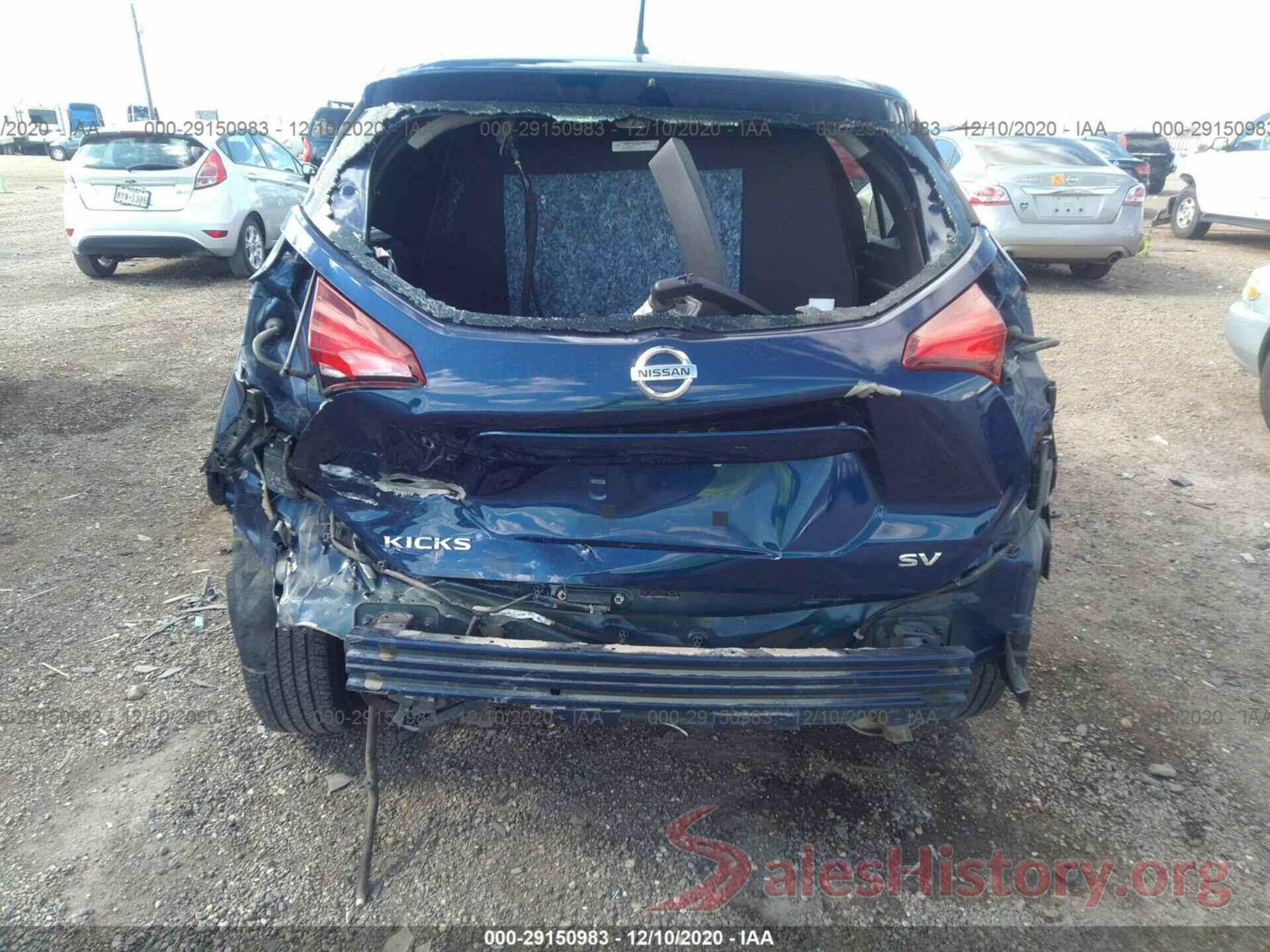 3N1CP5CU0JL530836 2018 NISSAN KICKS