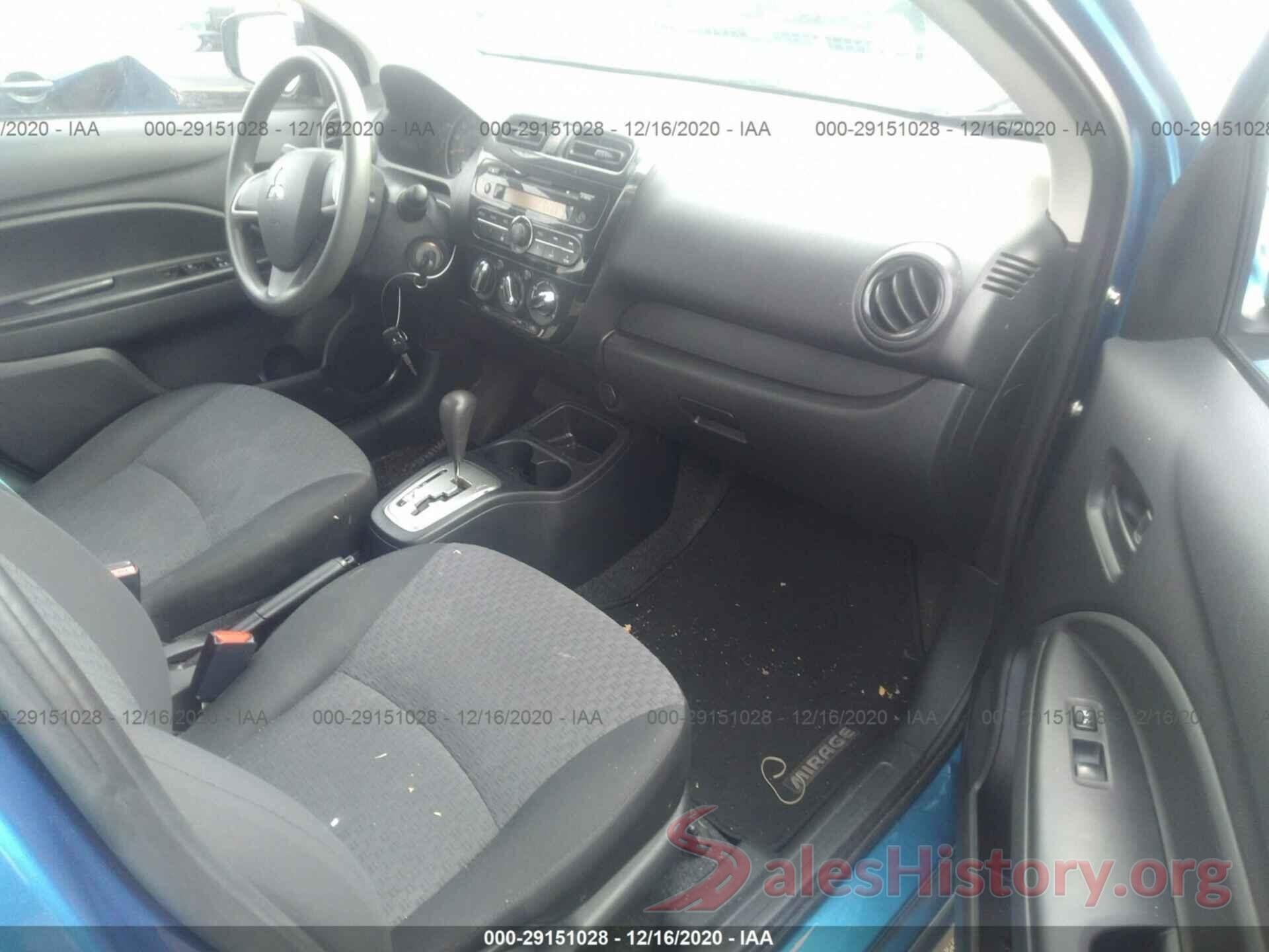 ML32A3HJ3HH017606 2017 MITSUBISHI MIRAGE