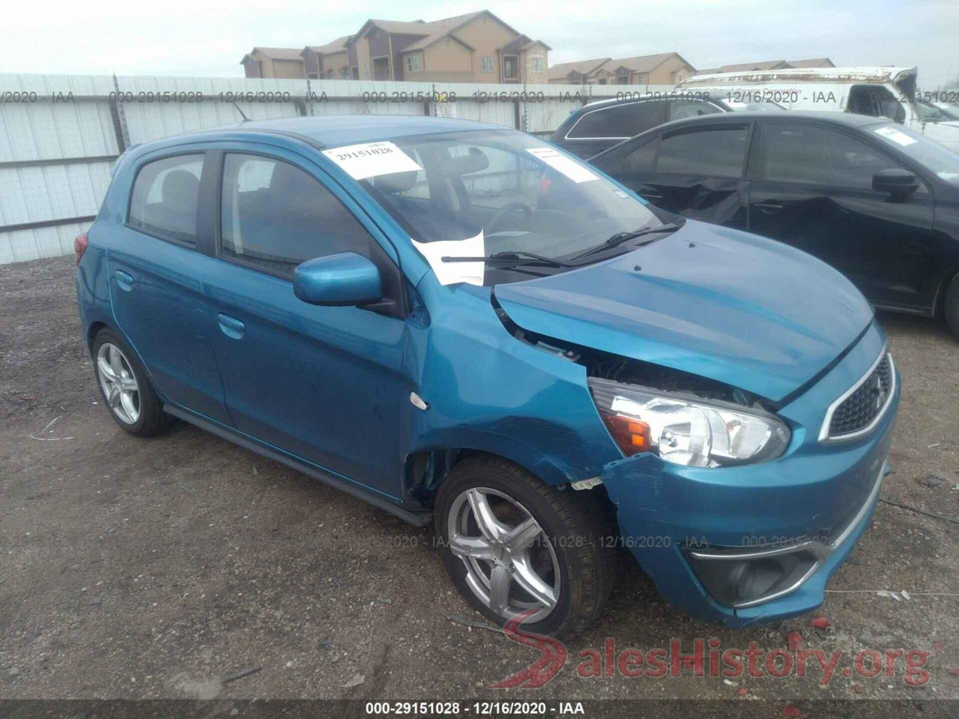 ML32A3HJ3HH017606 2017 MITSUBISHI MIRAGE