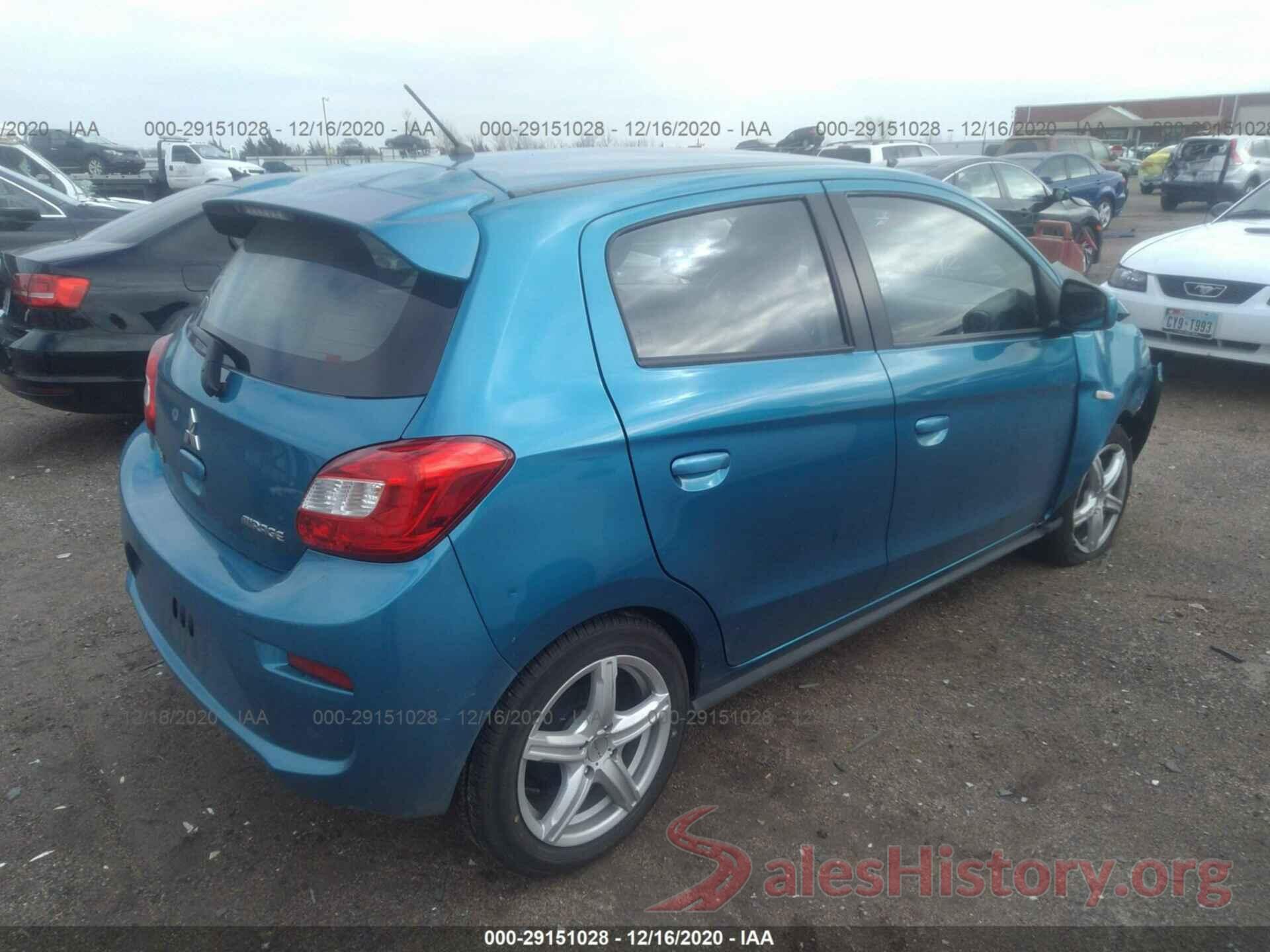 ML32A3HJ3HH017606 2017 MITSUBISHI MIRAGE