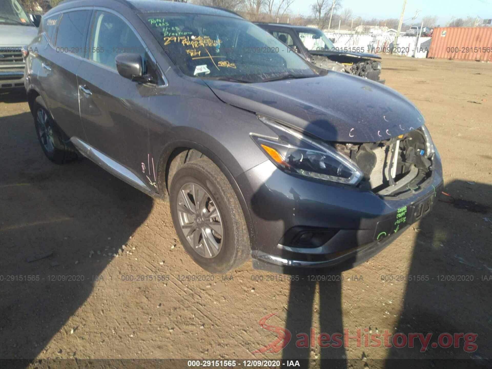 5N1AZ2MH2JN119111 2018 NISSAN MURANO