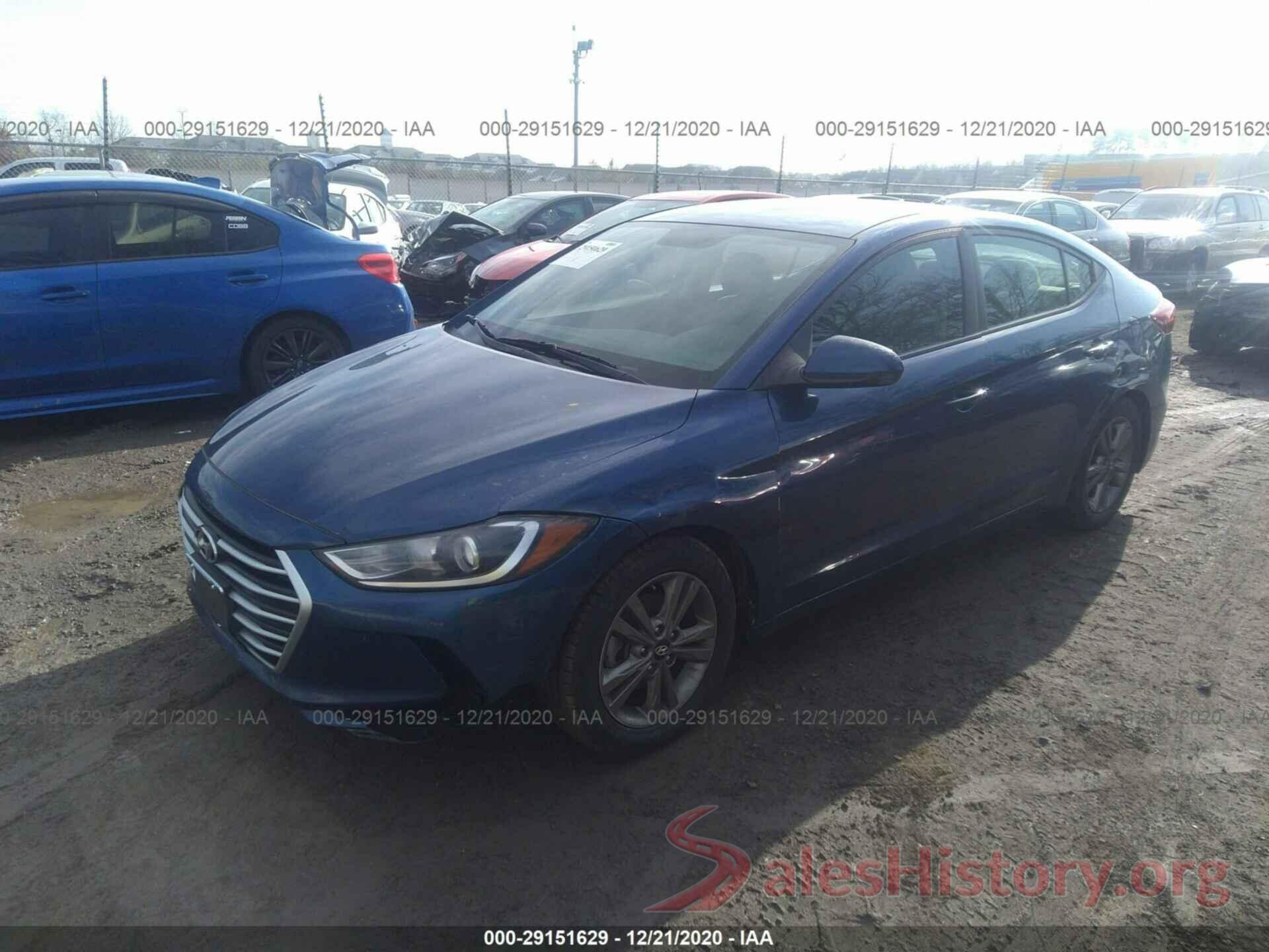 5NPD84LF4HH010398 2017 HYUNDAI ELANTRA