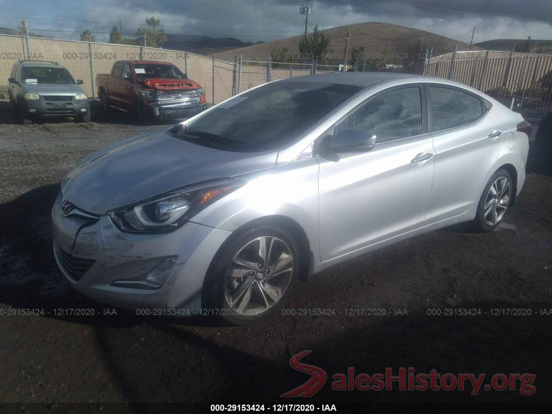 5NPDH4AE0GH794748 2016 HYUNDAI ELANTRA