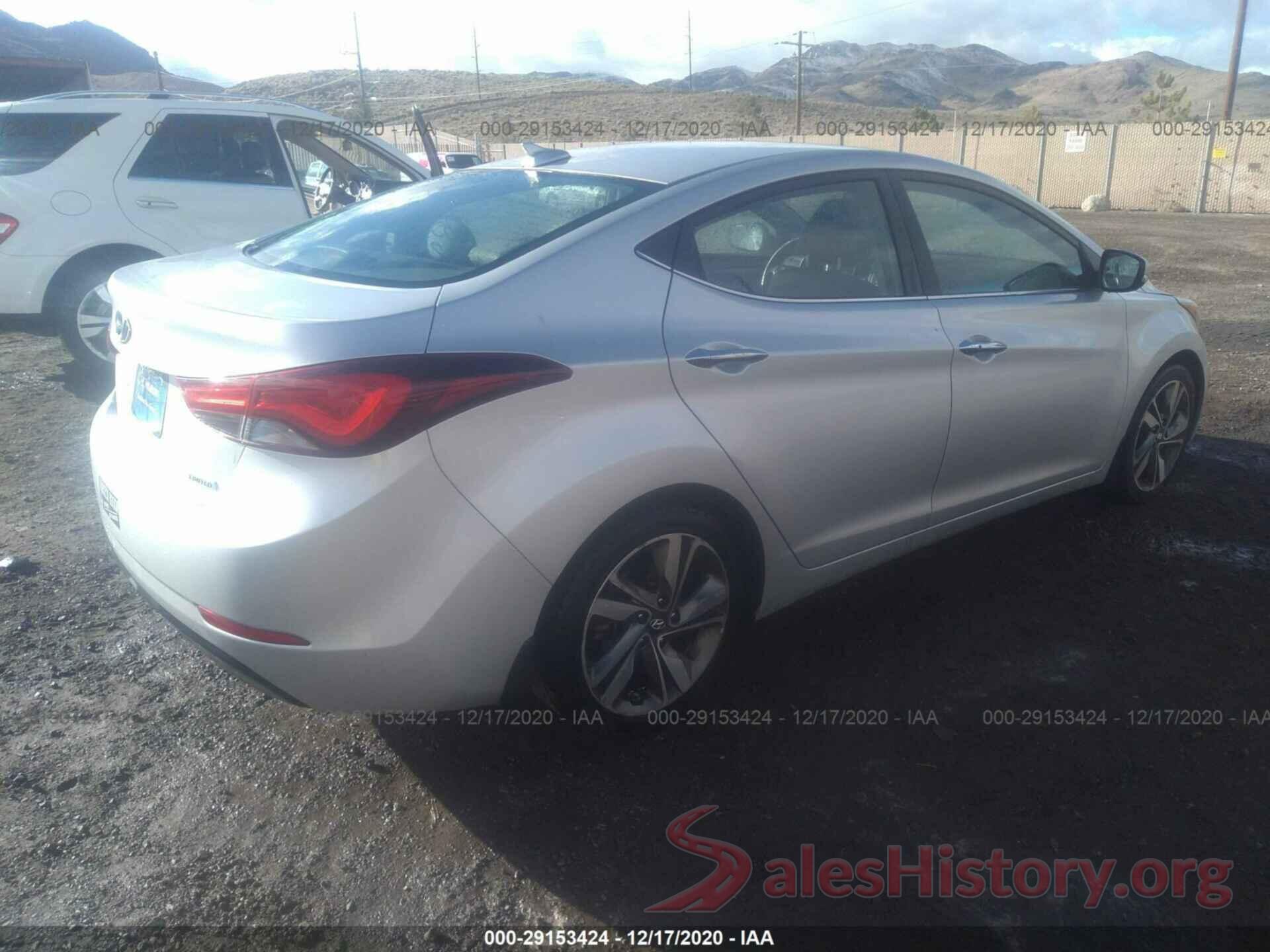 5NPDH4AE0GH794748 2016 HYUNDAI ELANTRA