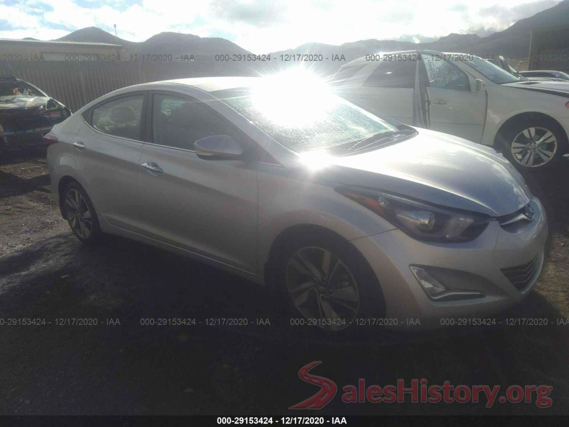 5NPDH4AE0GH794748 2016 HYUNDAI ELANTRA