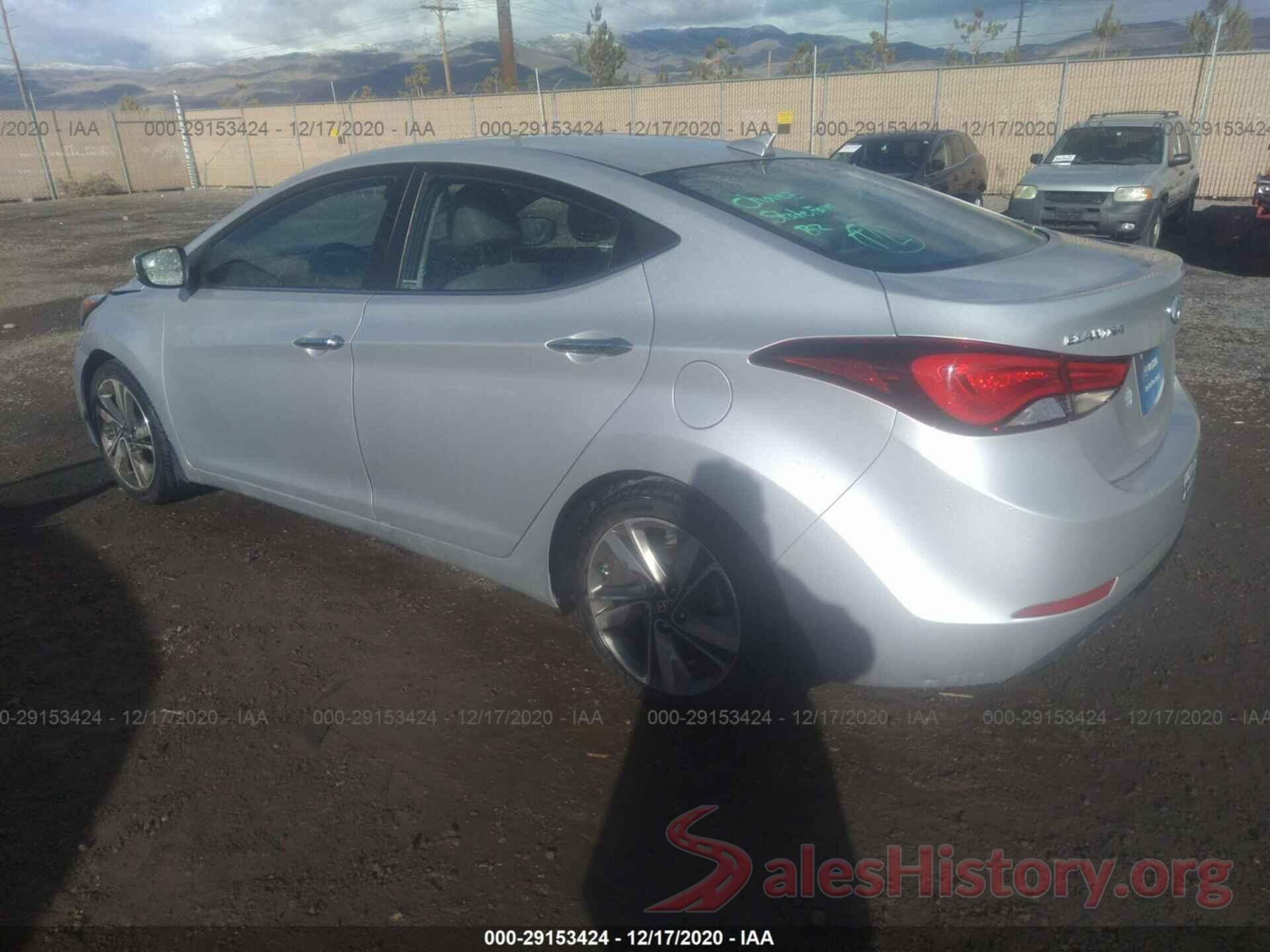 5NPDH4AE0GH794748 2016 HYUNDAI ELANTRA