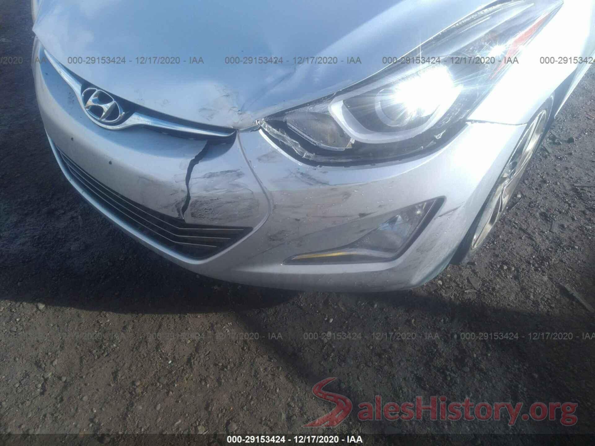 5NPDH4AE0GH794748 2016 HYUNDAI ELANTRA