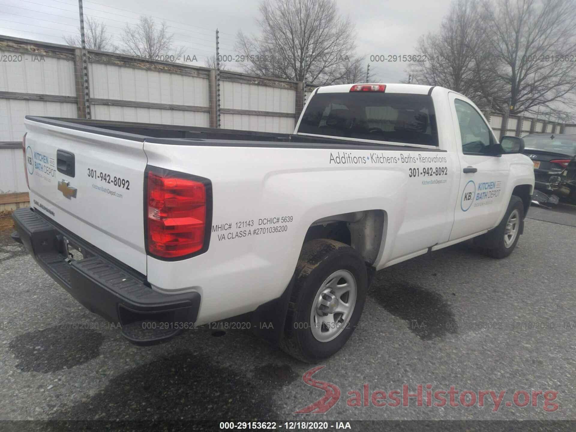 1GCNCNEH6GZ274656 2016 CHEVROLET SILVERADO 1500