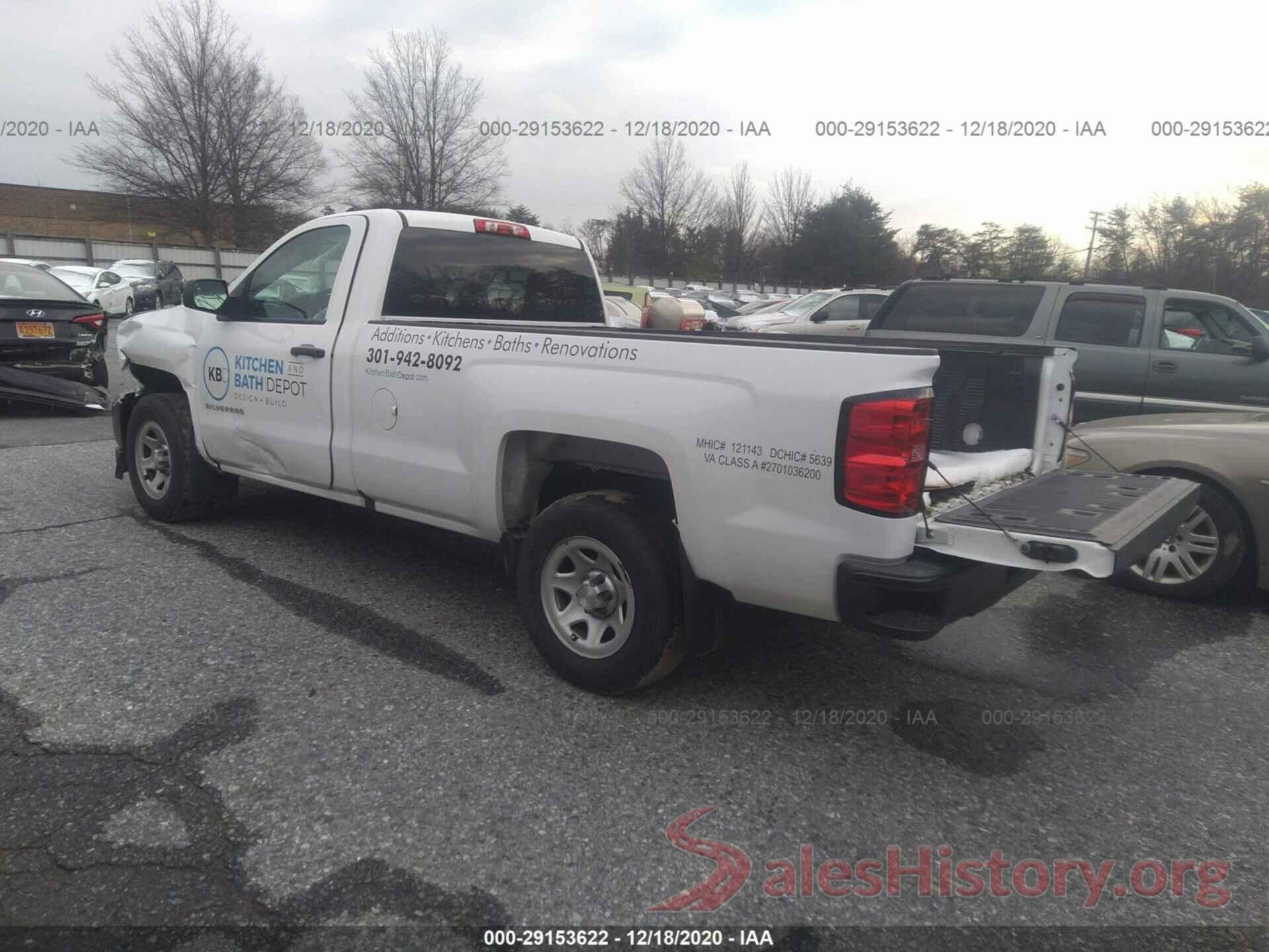 1GCNCNEH6GZ274656 2016 CHEVROLET SILVERADO 1500