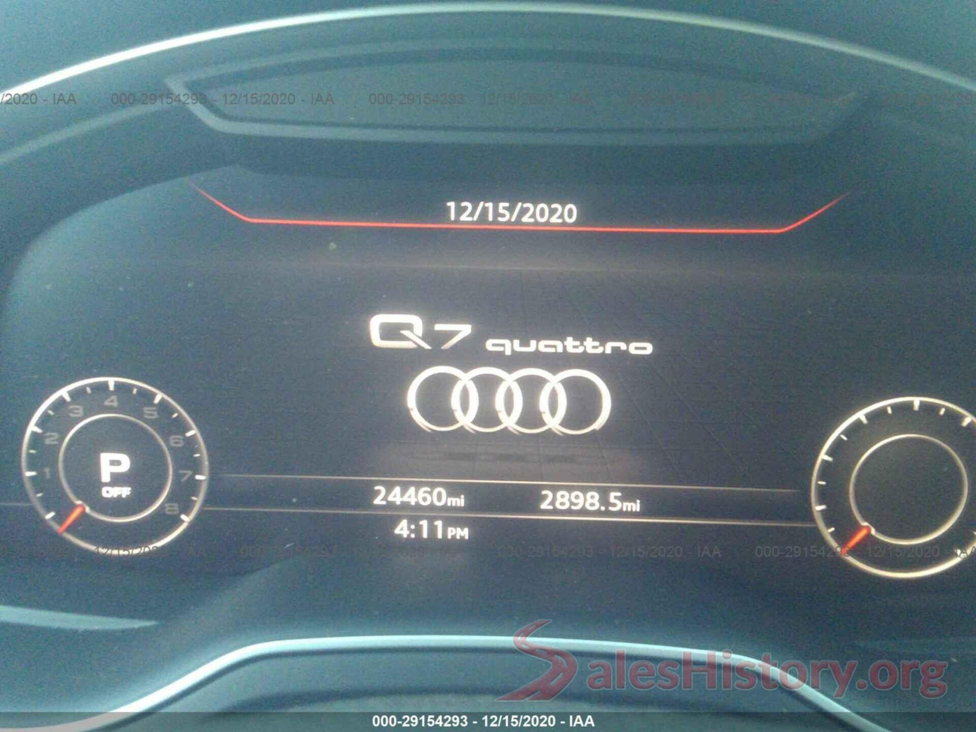 WA1VAAF78KD011461 2019 AUDI Q7