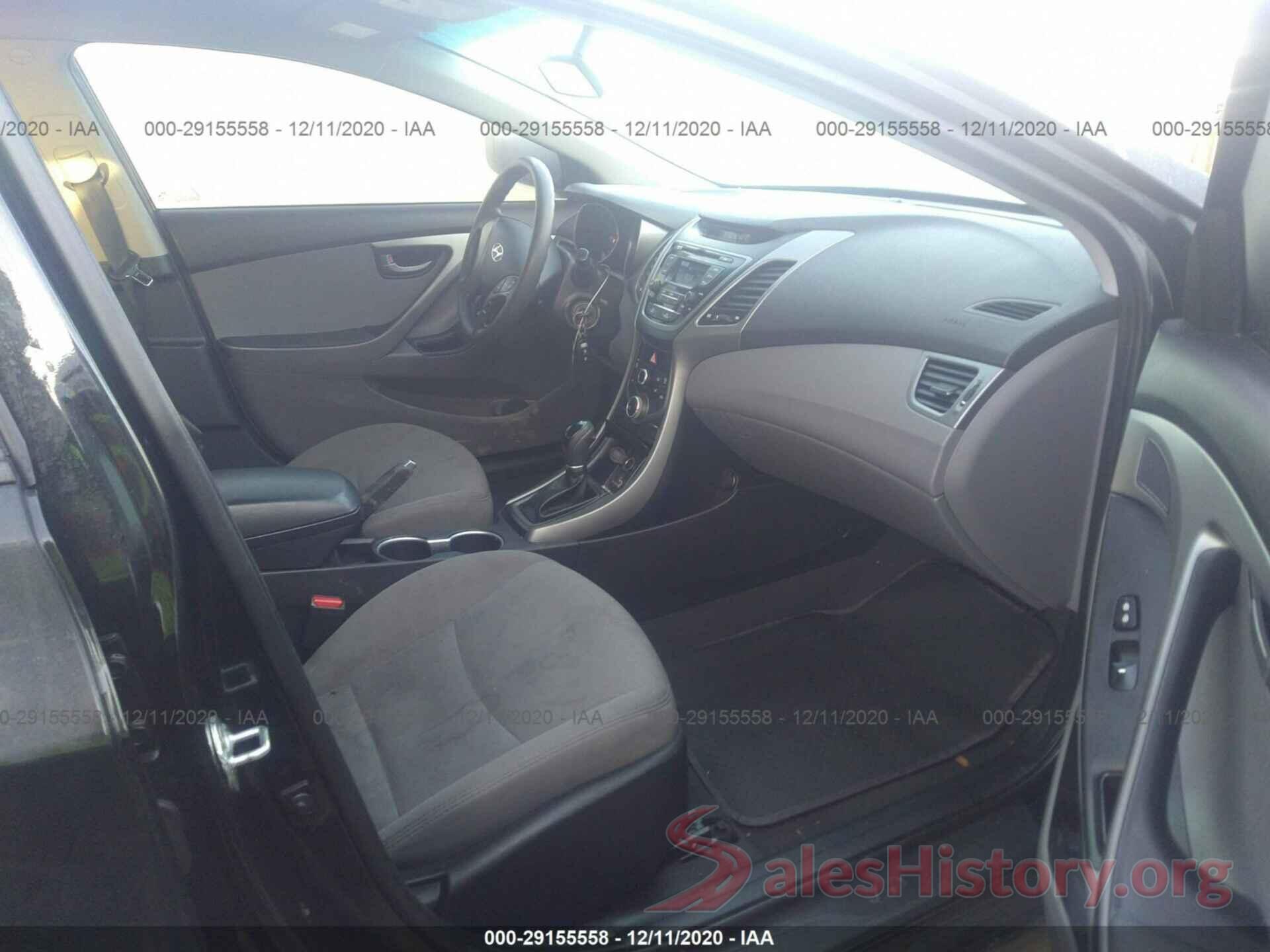 5NPDH4AE3GH785803 2016 HYUNDAI ELANTRA