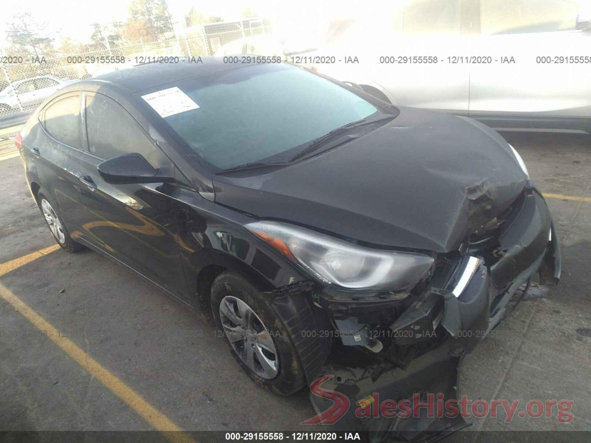 5NPDH4AE3GH785803 2016 HYUNDAI ELANTRA