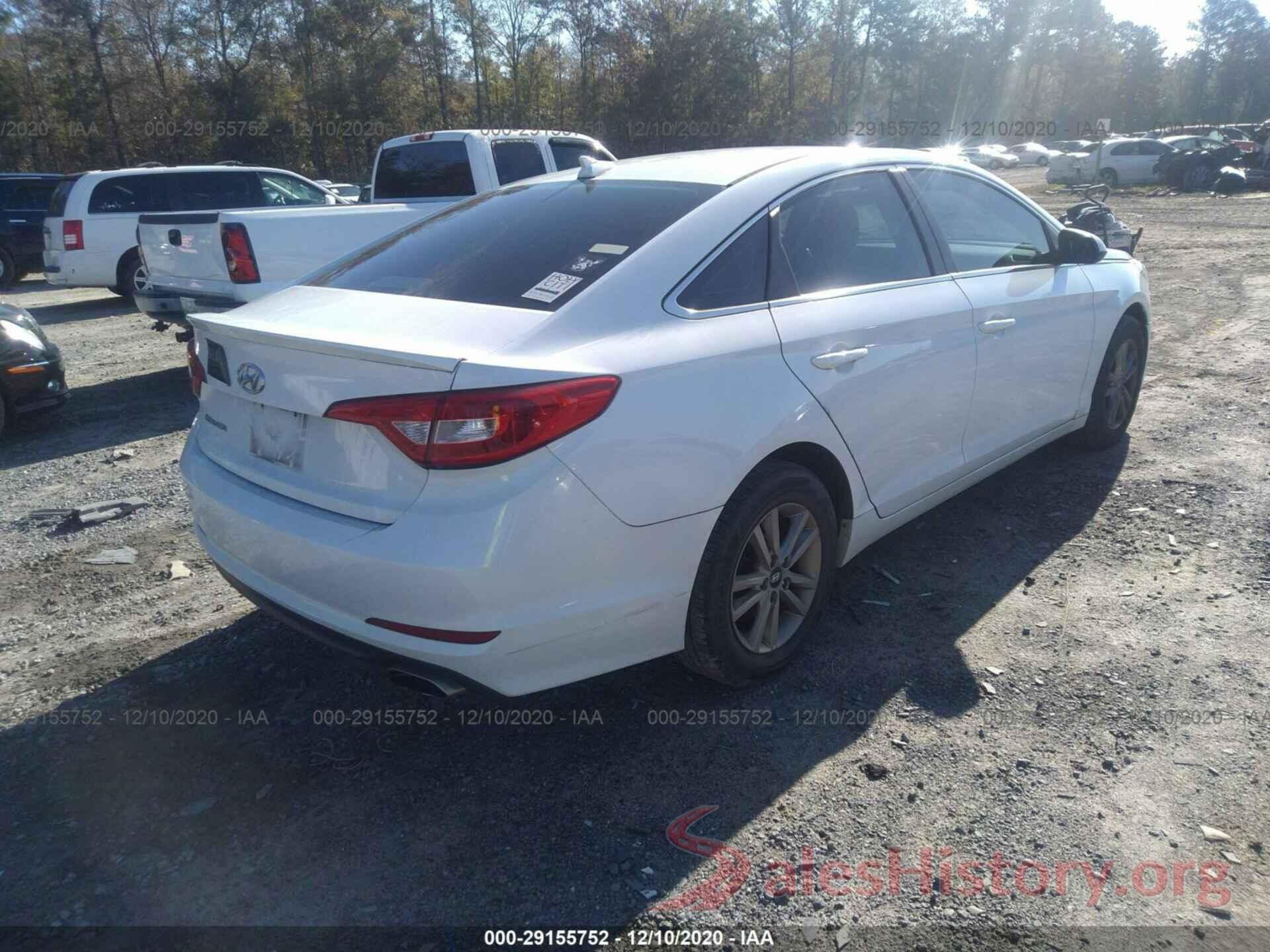 5NPE24AF4HH491200 2017 HYUNDAI SONATA