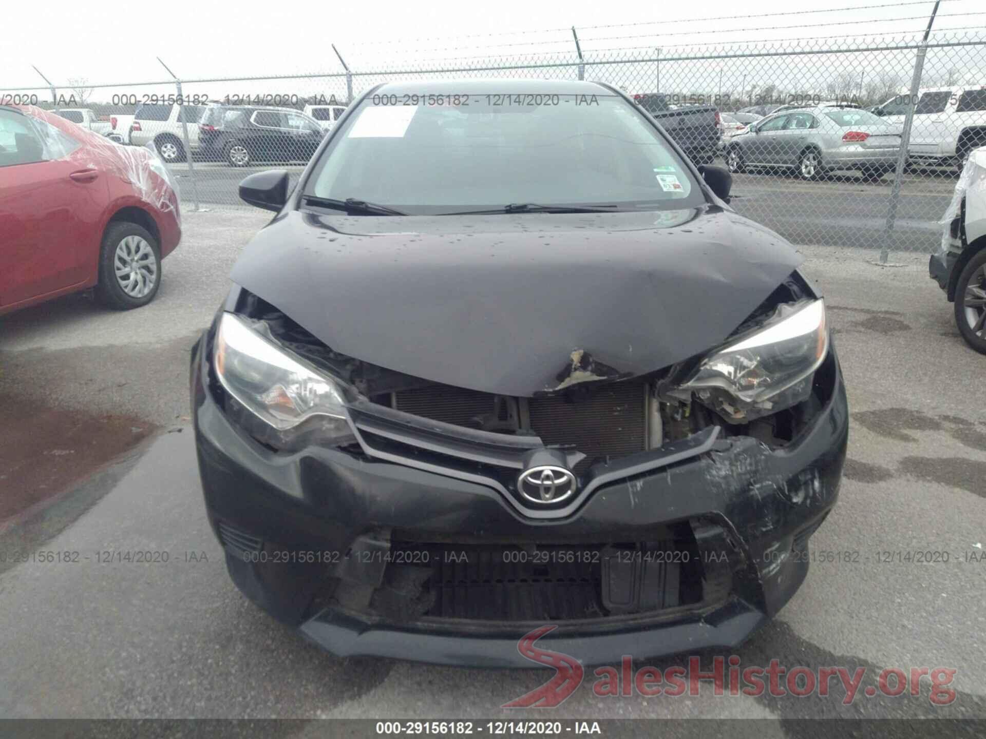 5YFBURHE9GP526564 2016 TOYOTA COROLLA