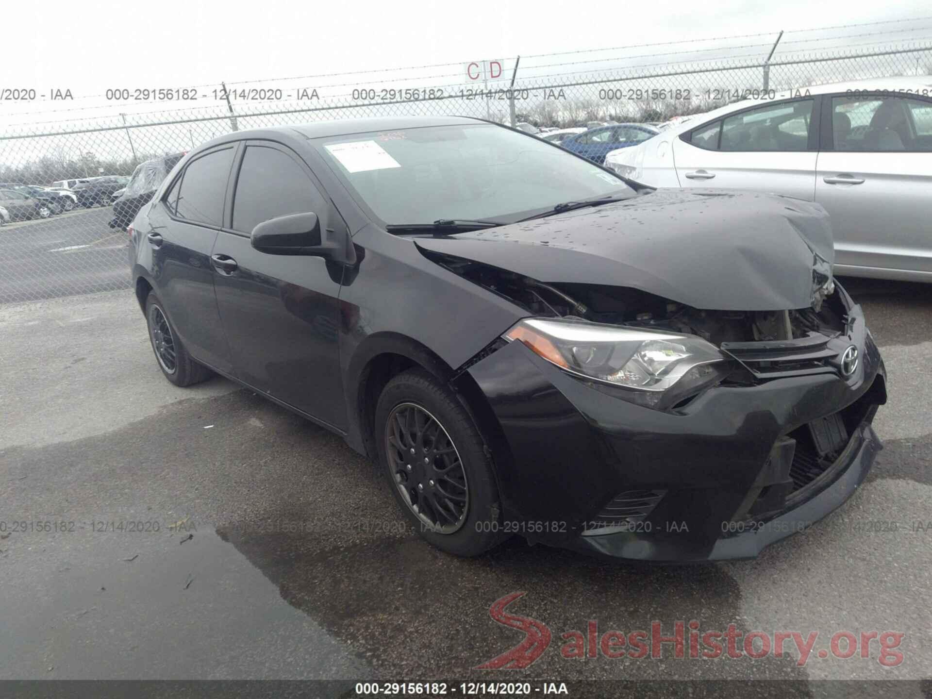 5YFBURHE9GP526564 2016 TOYOTA COROLLA