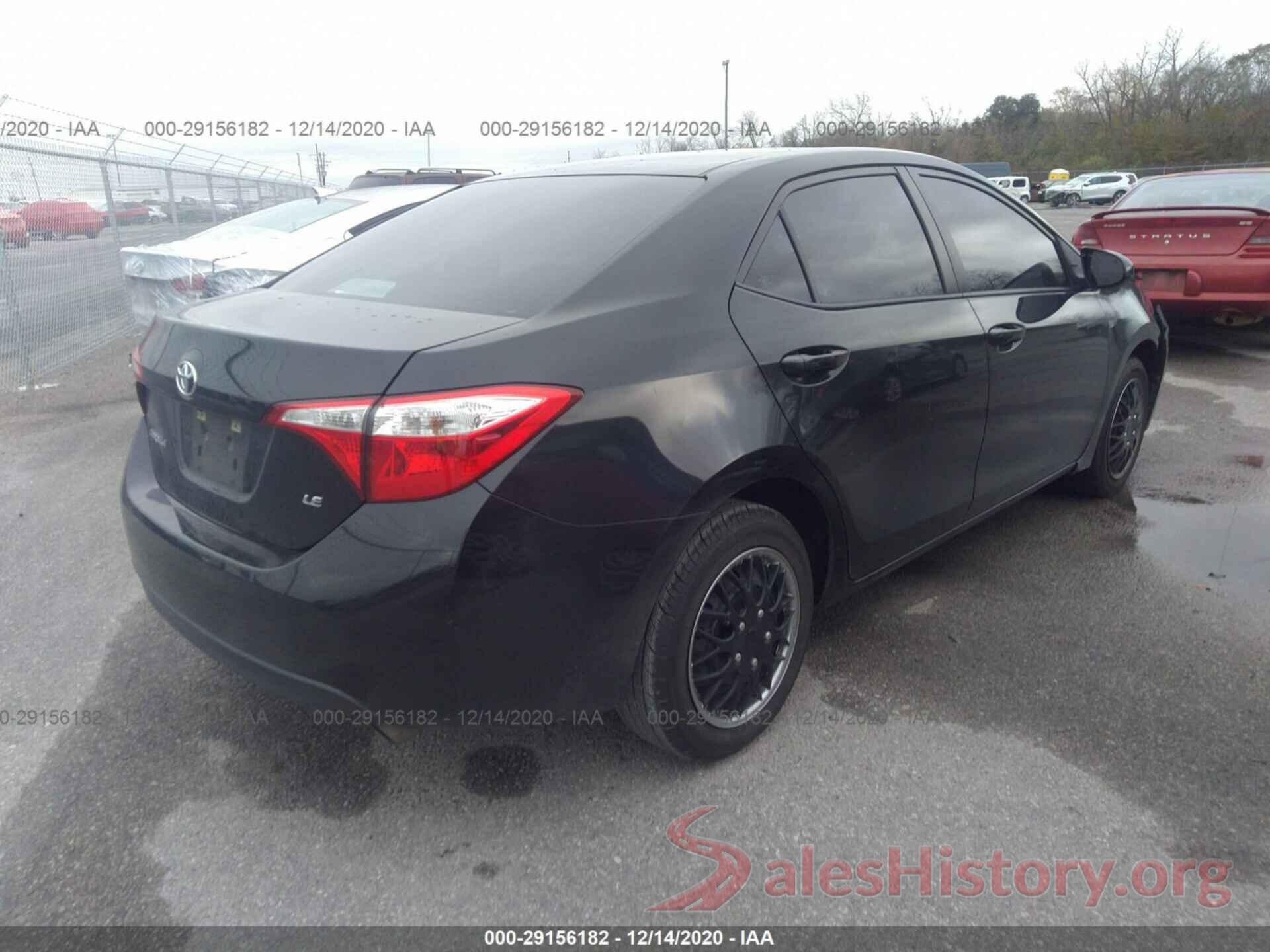 5YFBURHE9GP526564 2016 TOYOTA COROLLA