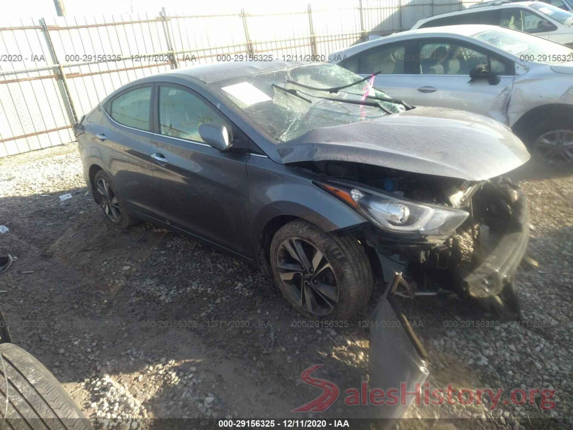 KMHDH4AE3GU620402 2016 HYUNDAI ELANTRA