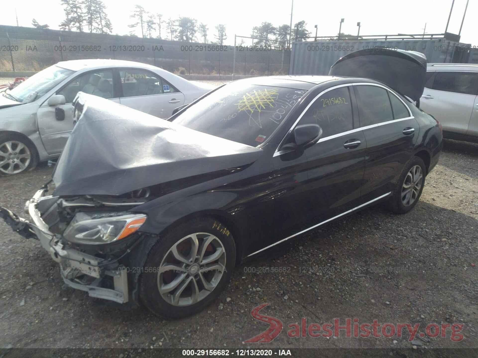 55SWF4KB6GU100435 2016 MERCEDES-BENZ C-CLASS