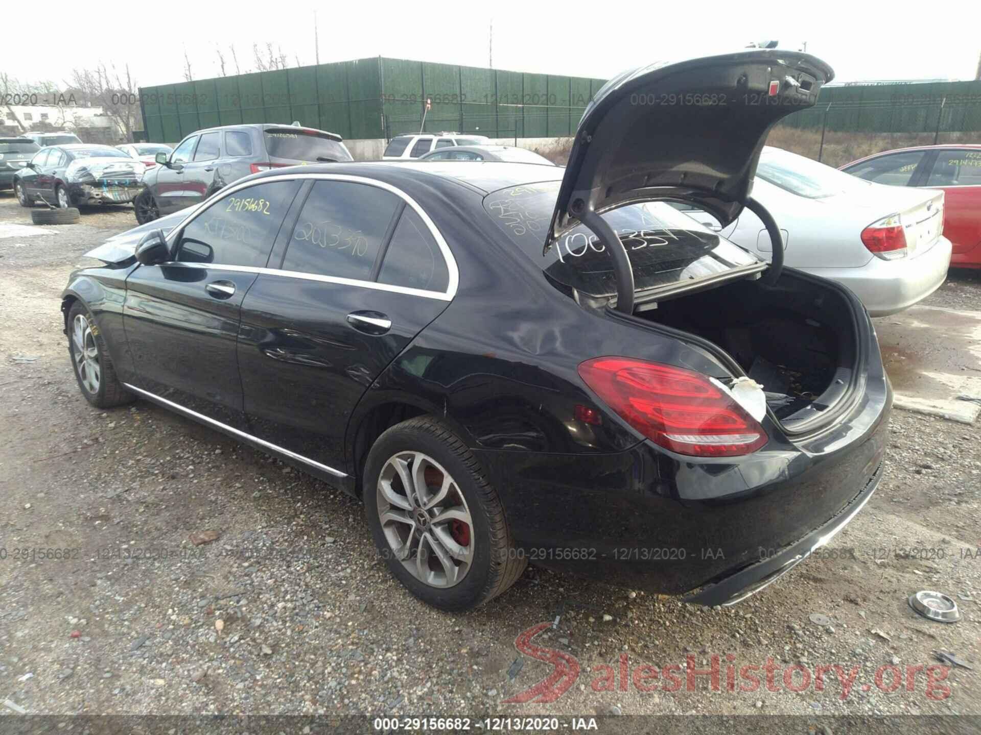 55SWF4KB6GU100435 2016 MERCEDES-BENZ C-CLASS