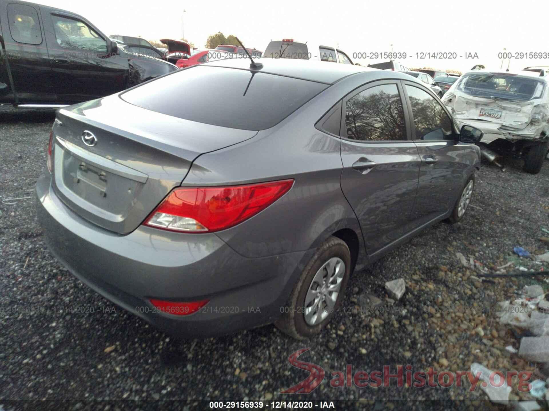 KMHCT4AE2GU075223 2016 HYUNDAI ACCENT