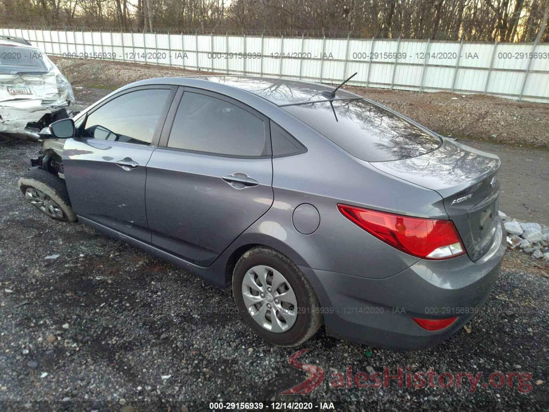 KMHCT4AE2GU075223 2016 HYUNDAI ACCENT