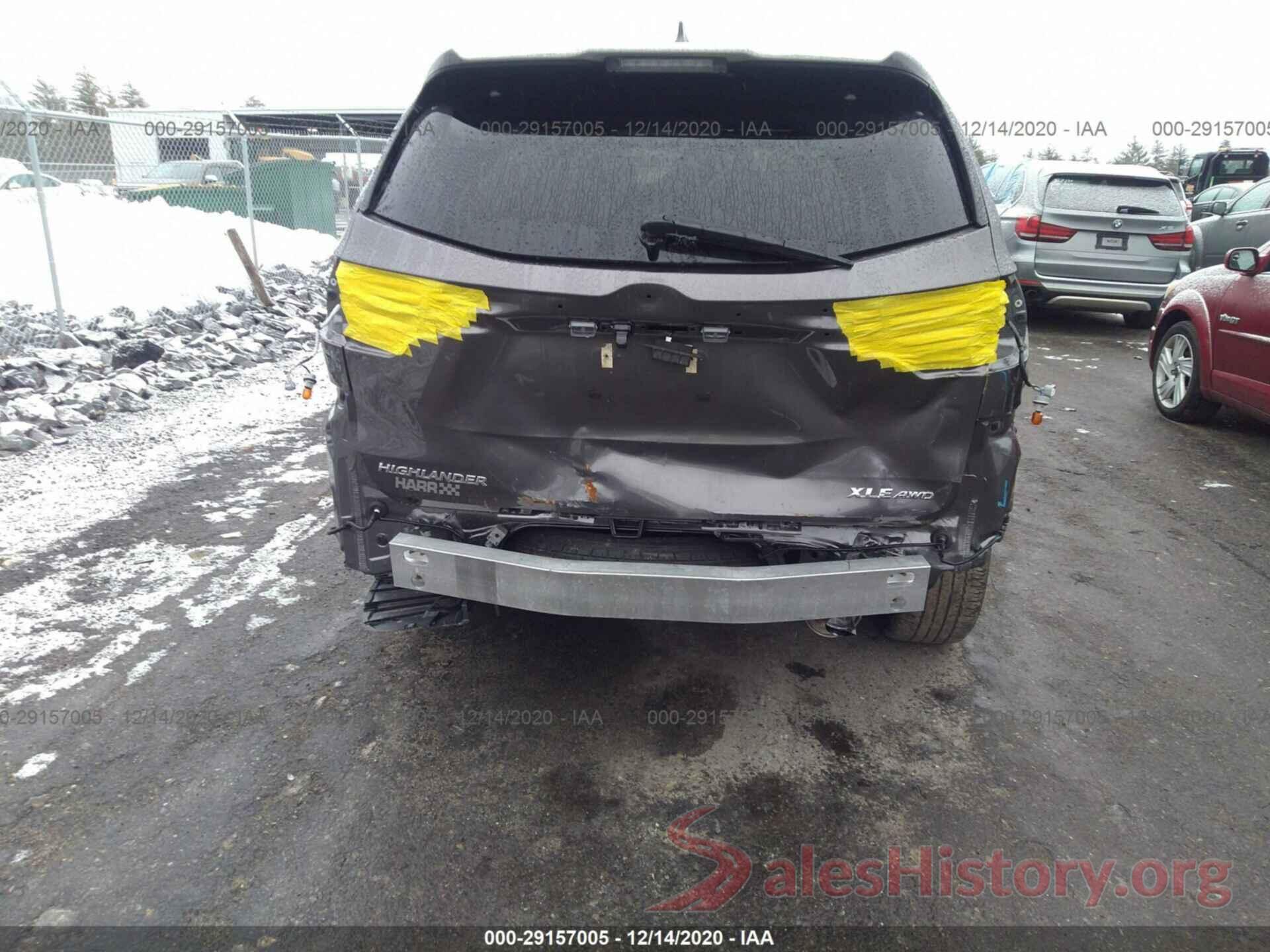 5TDJZRFH2KS627214 2019 TOYOTA HIGHLANDER