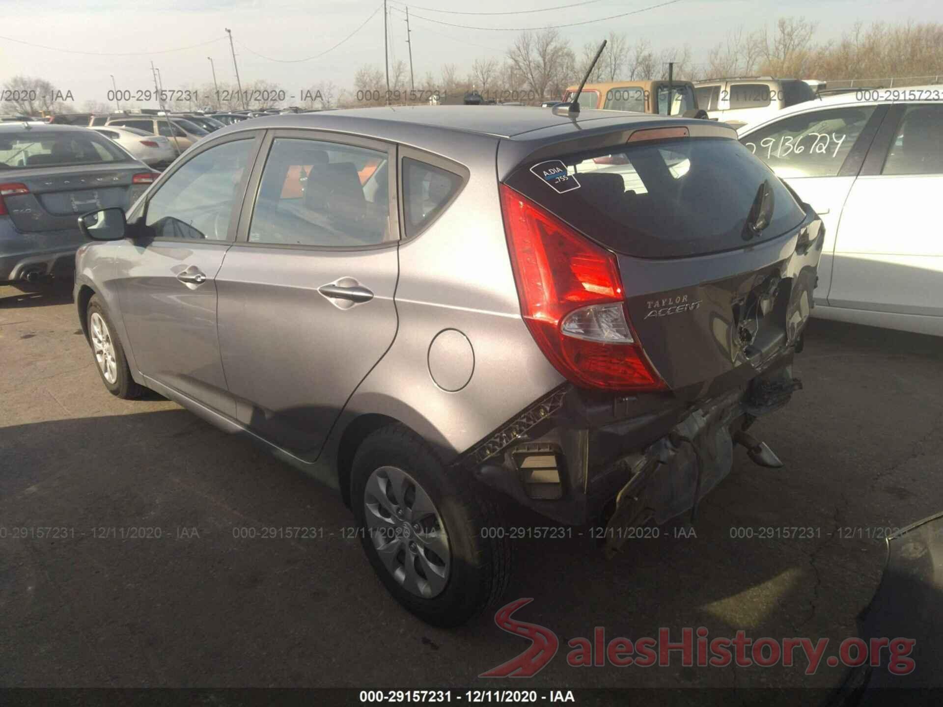 KMHCT5AE5GU278175 2016 HYUNDAI ACCENT