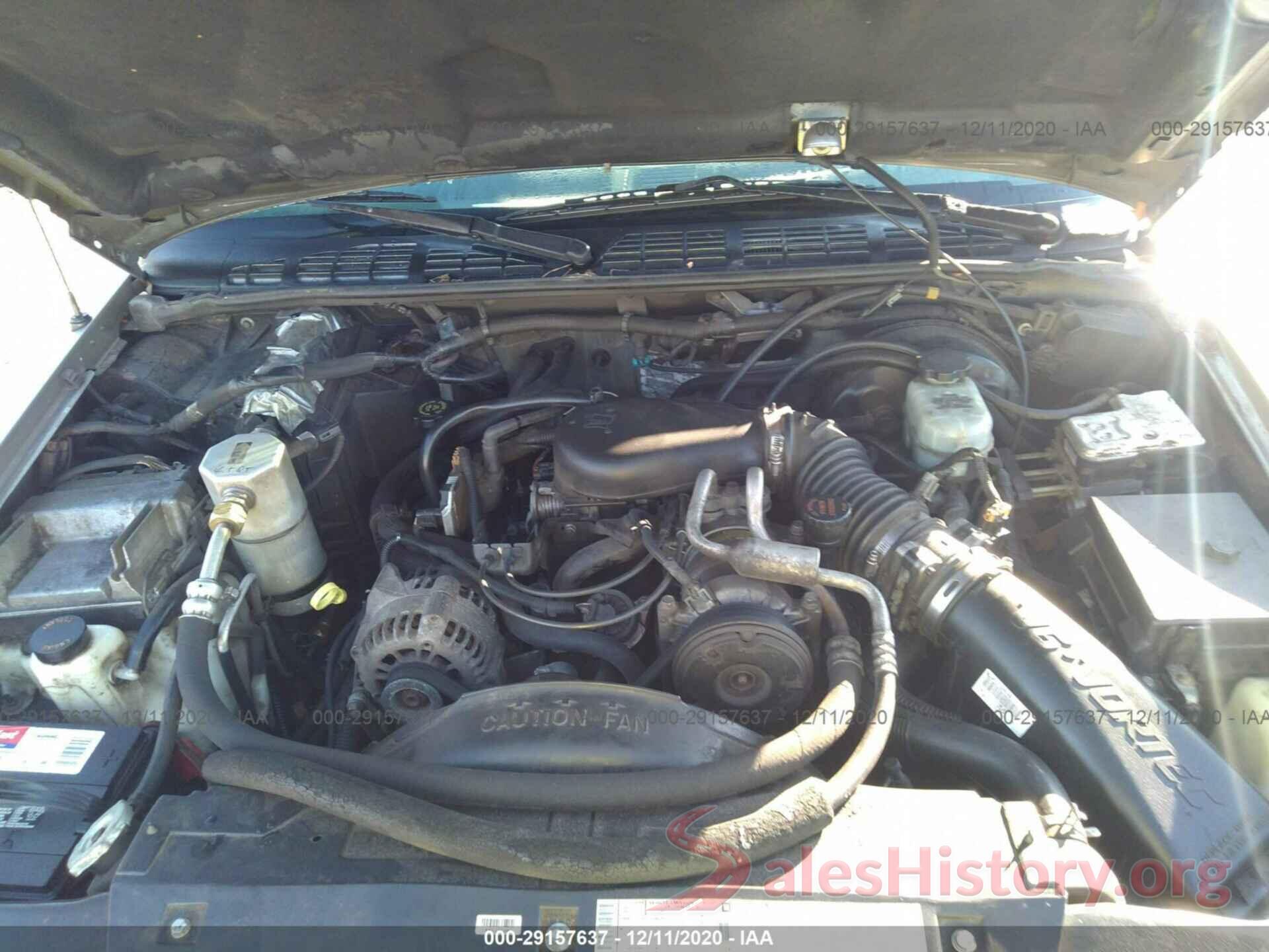 1GNDT13W21K214533 2001 CHEVROLET BLAZER