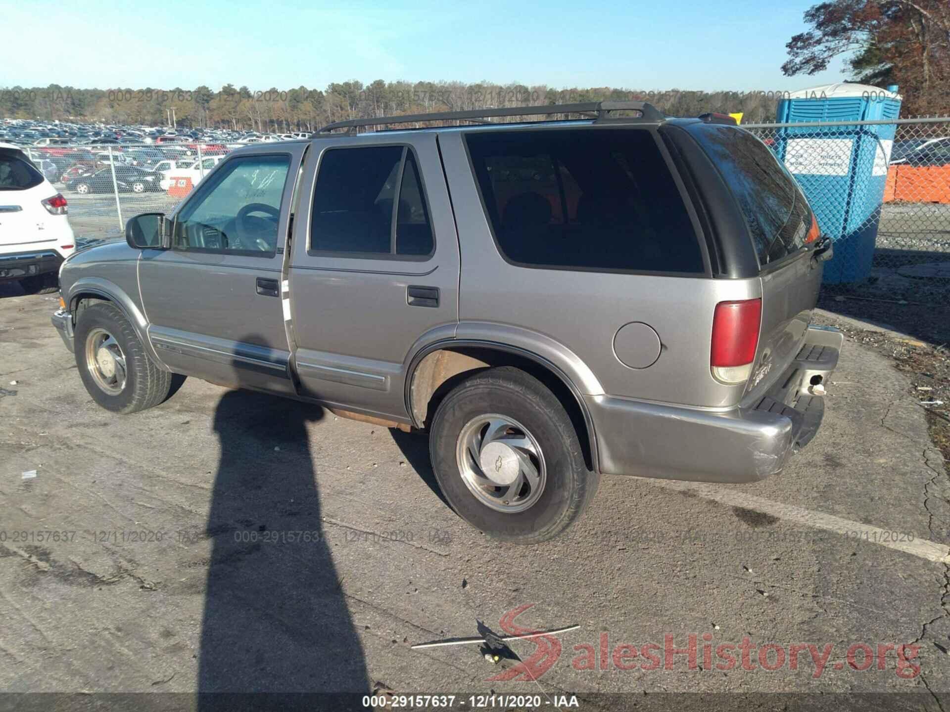 1GNDT13W21K214533 2001 CHEVROLET BLAZER