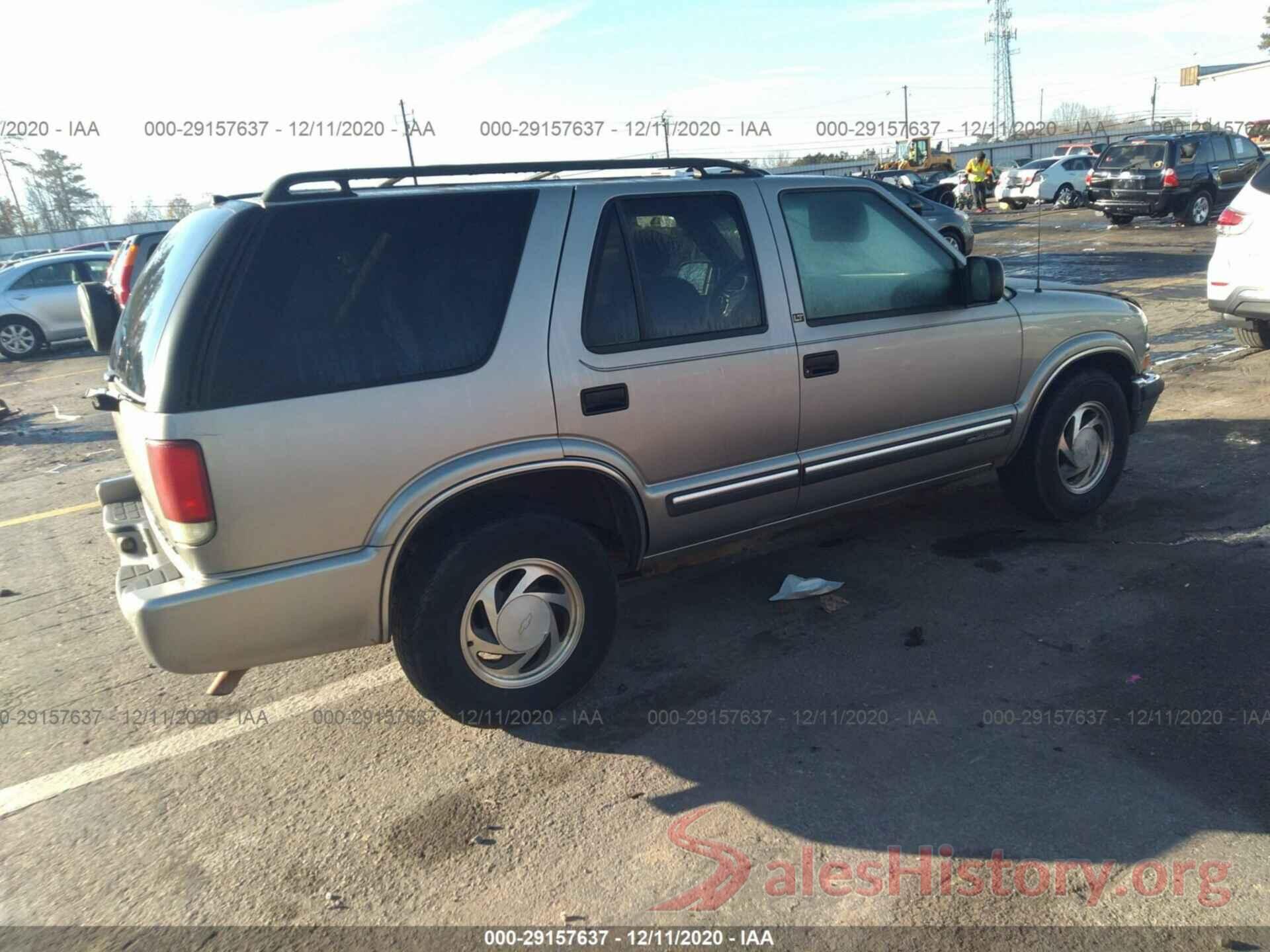 1GNDT13W21K214533 2001 CHEVROLET BLAZER