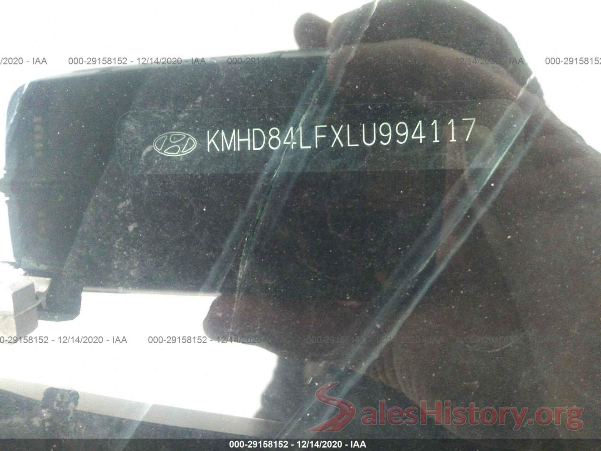 KMHD84LFXLU994117 2020 HYUNDAI ELANTRA