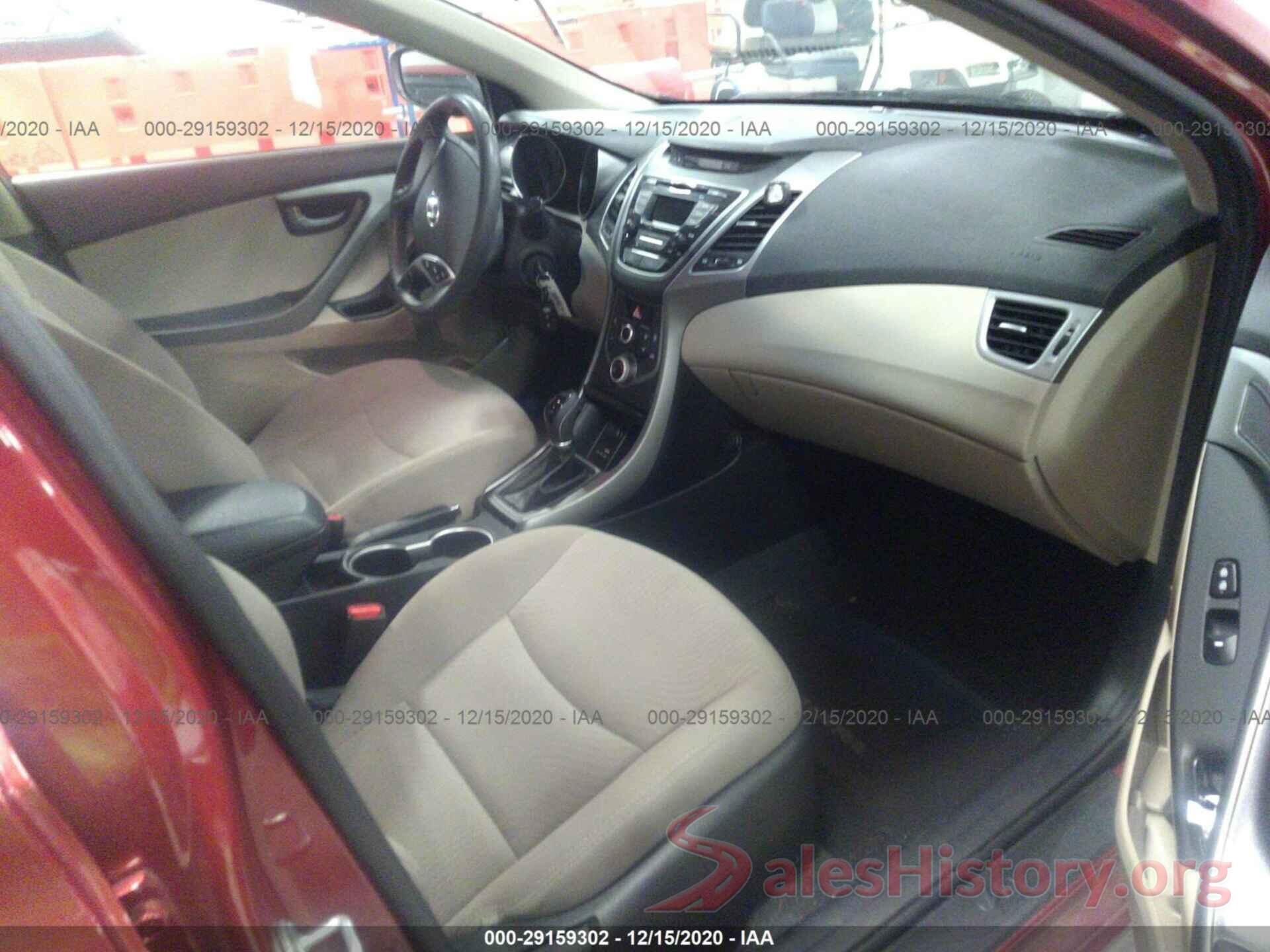 5NPDH4AE2GH772380 2016 HYUNDAI ELANTRA