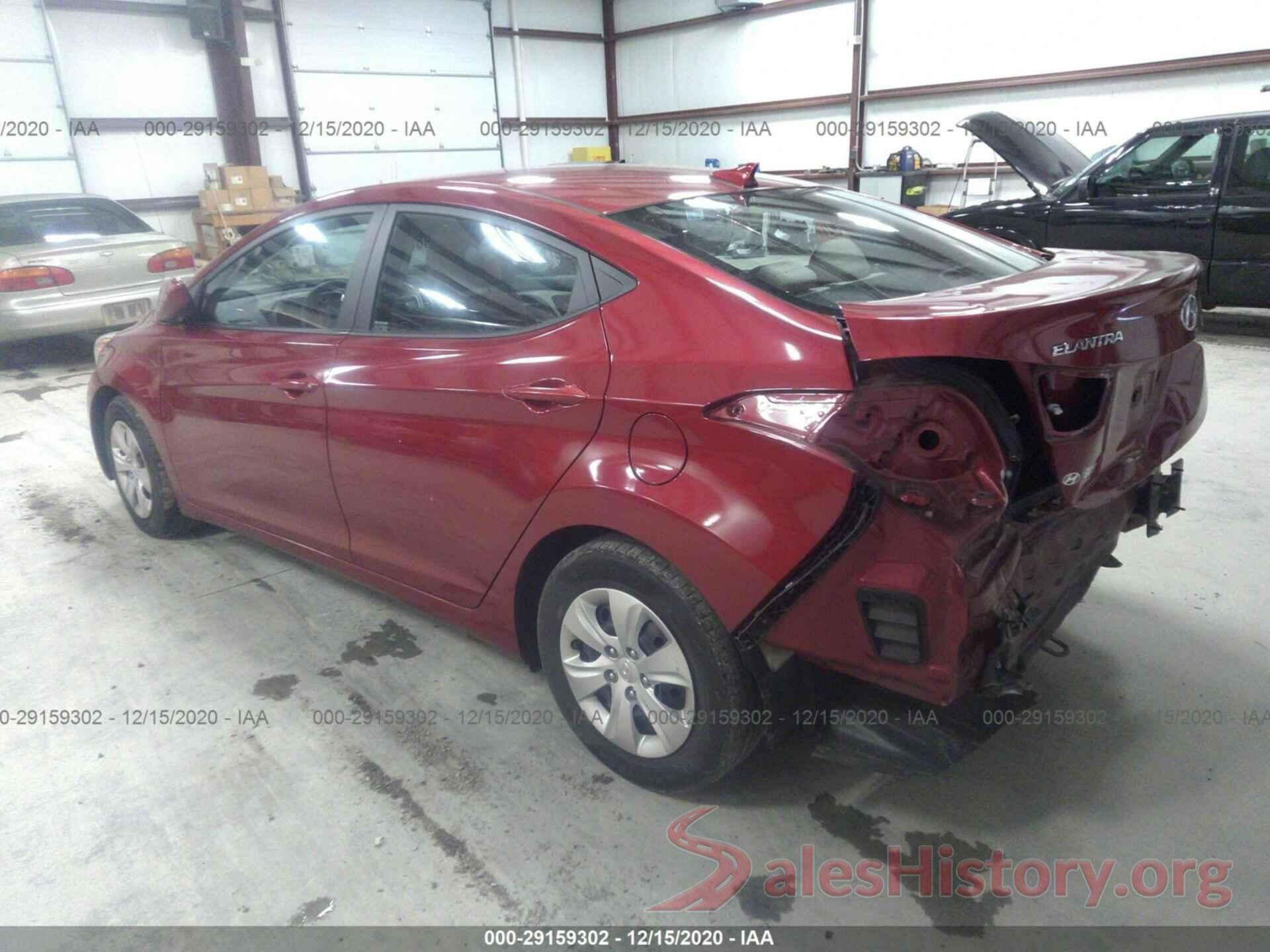 5NPDH4AE2GH772380 2016 HYUNDAI ELANTRA