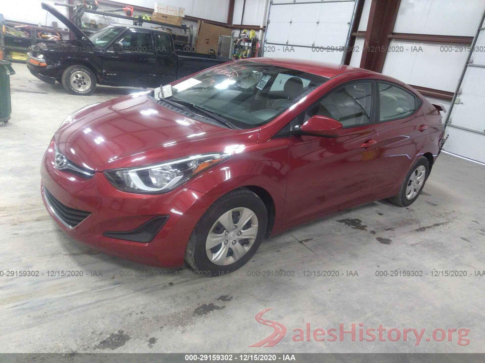 5NPDH4AE2GH772380 2016 HYUNDAI ELANTRA