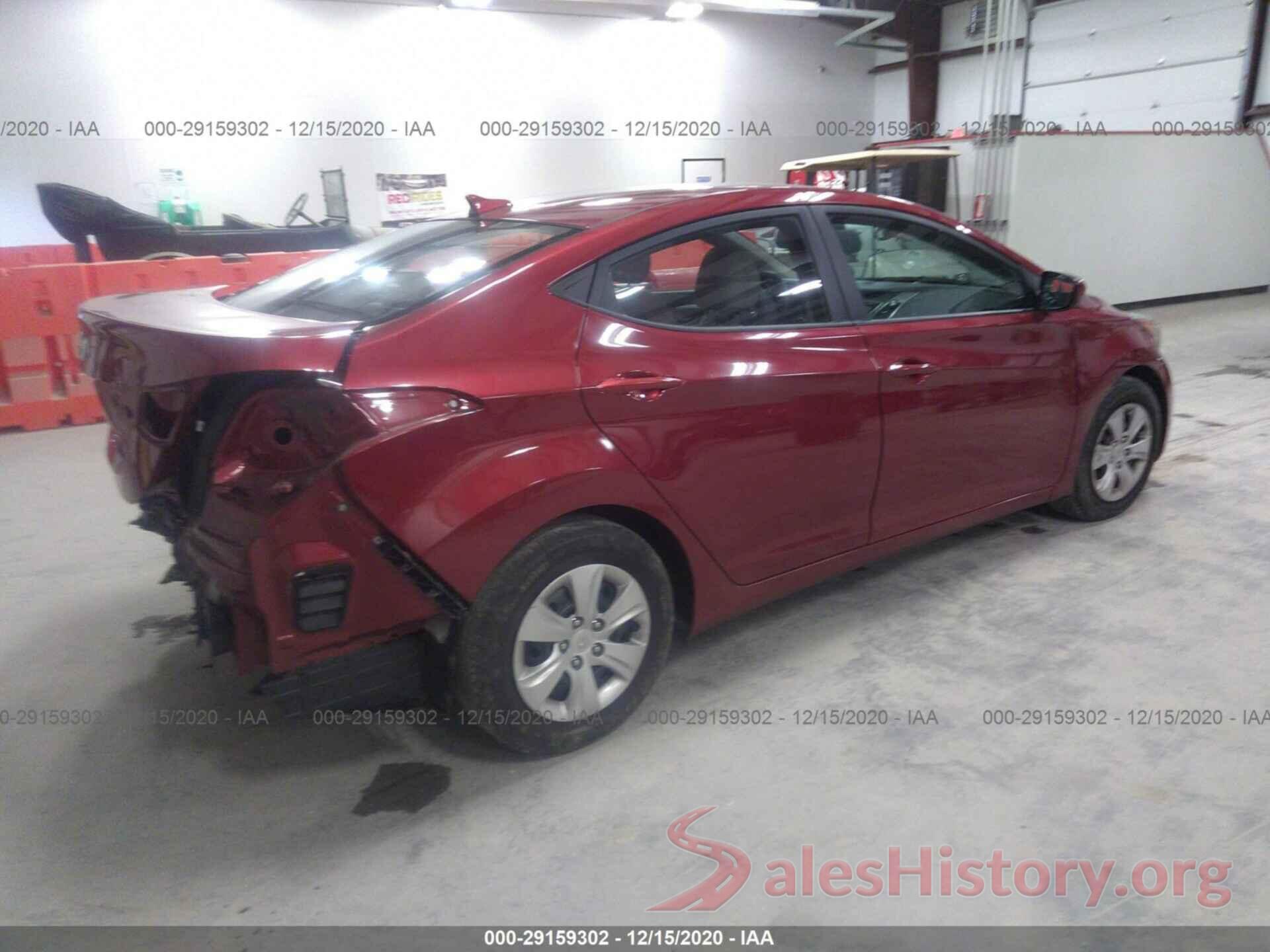 5NPDH4AE2GH772380 2016 HYUNDAI ELANTRA