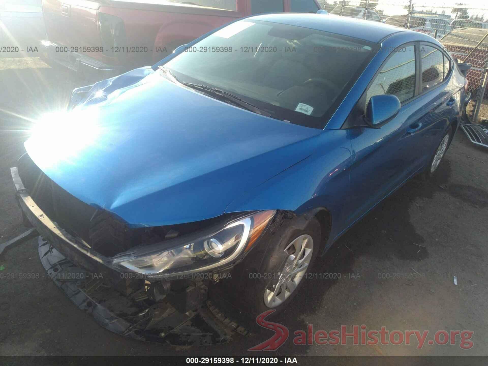 5NPD74LF5HH189876 2017 HYUNDAI ELANTRA